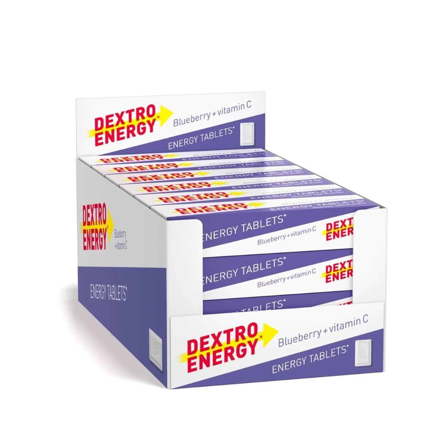24x Dextro Energy Glucose Fast Acting Blueberry Tablets 47g