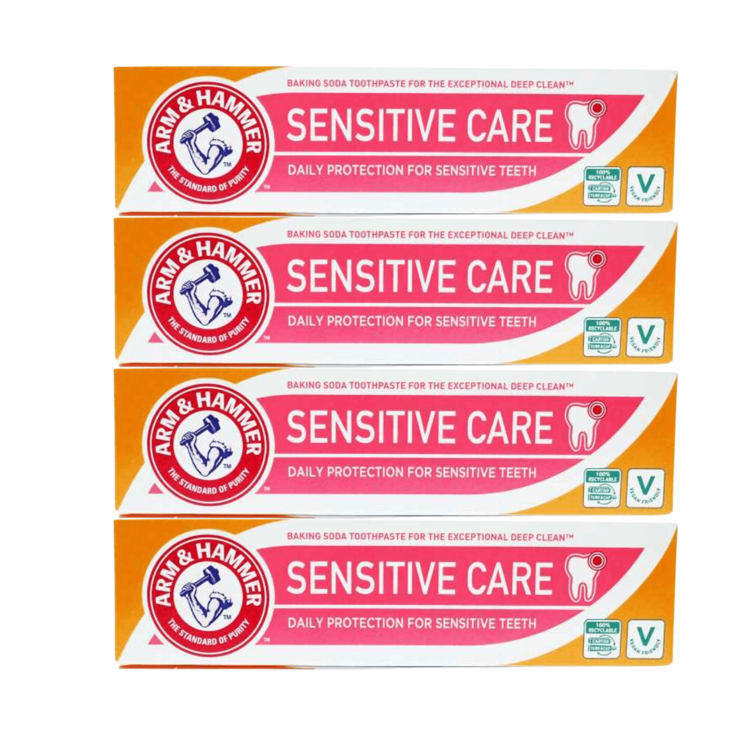 Arm &amp; Hammer Sensitive Care Toothpaste 125g - Pack 4