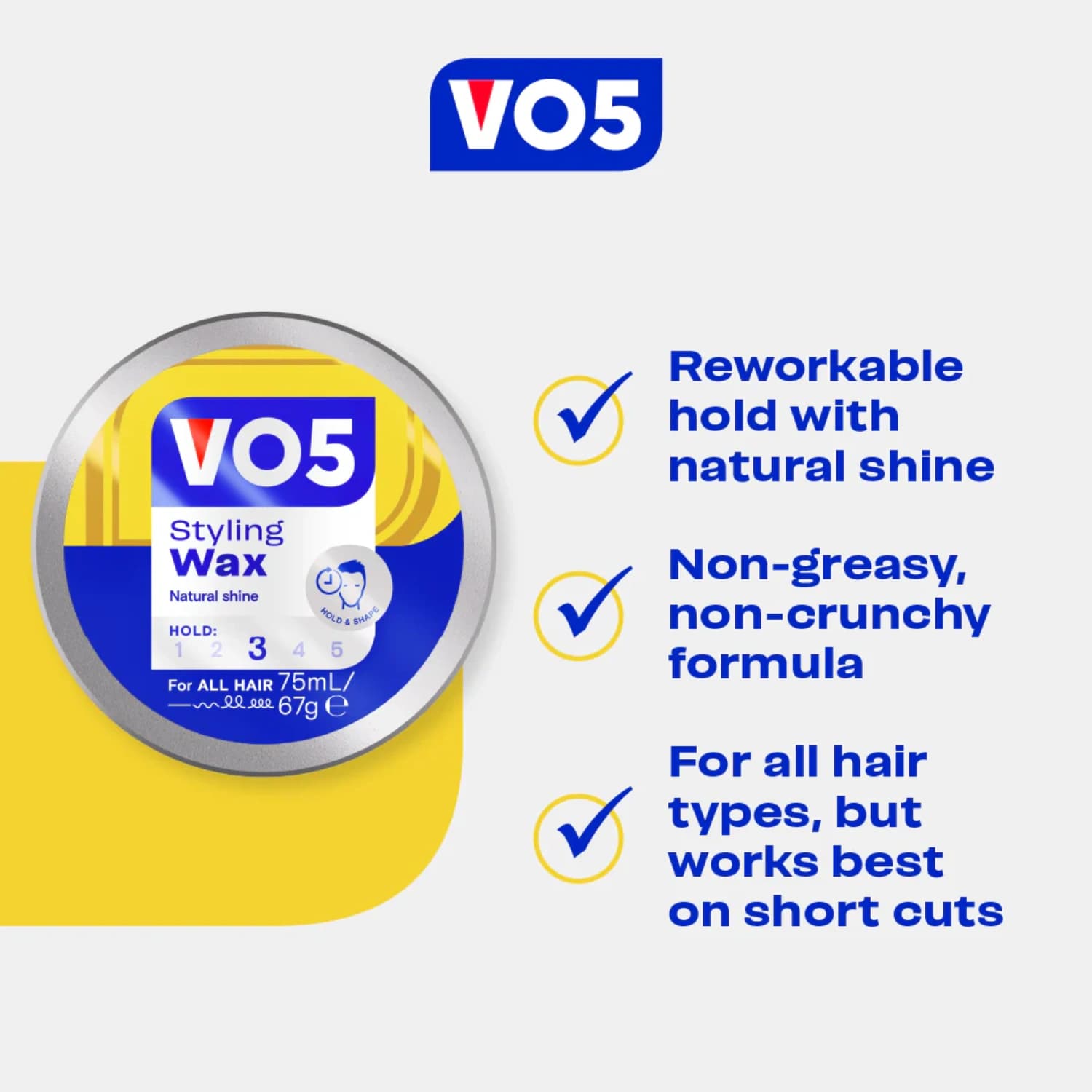 VO5 Styling Wax 75ml