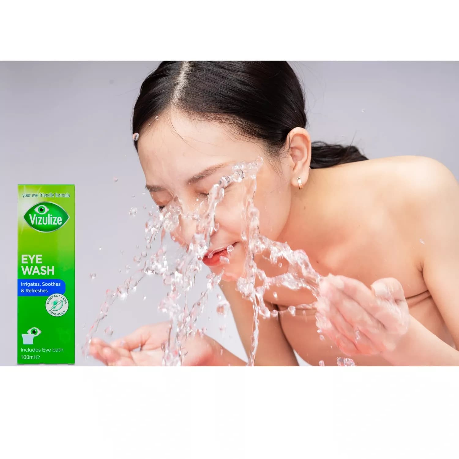 Vizulize Soothers & Refreshes Eye Wash 100ml