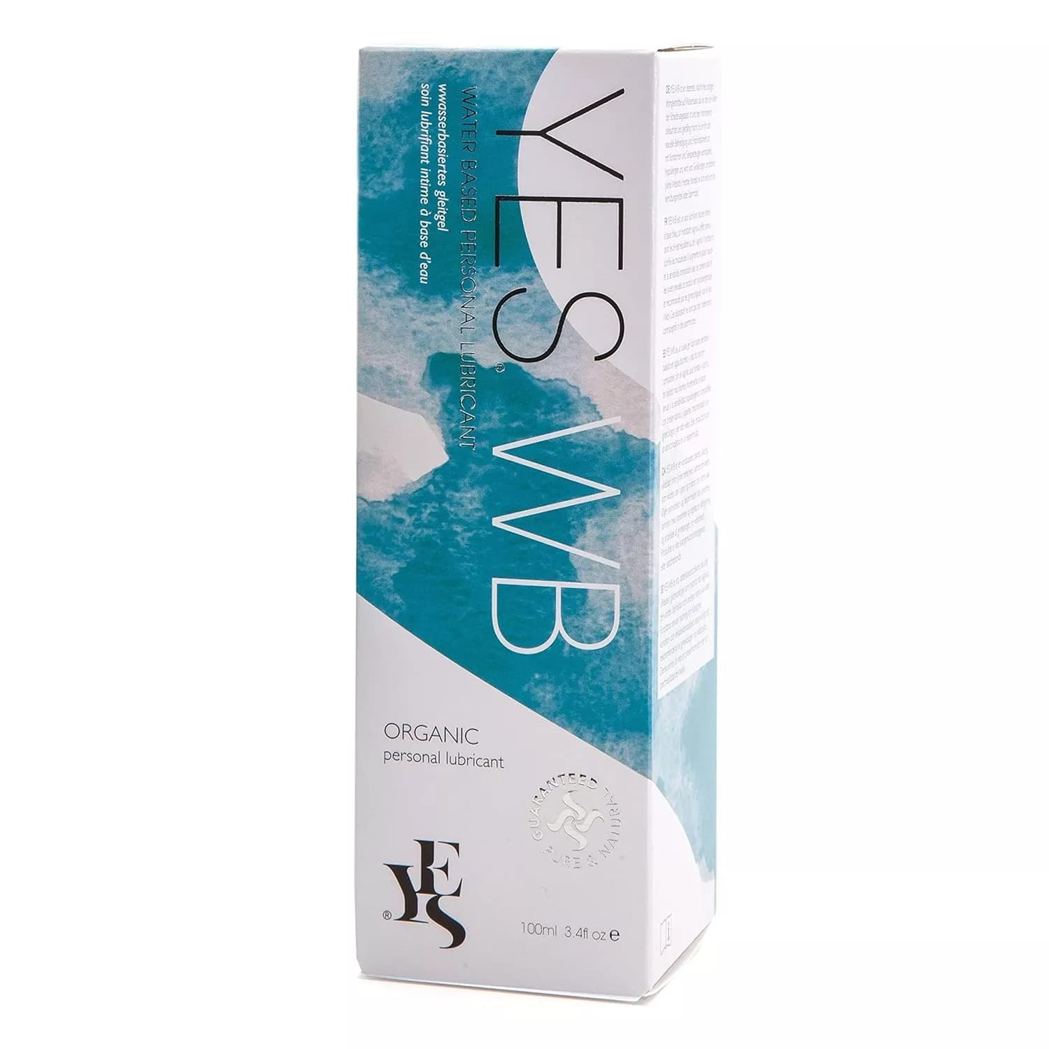 YES Organic Water Based Personal Lubricant 100ml