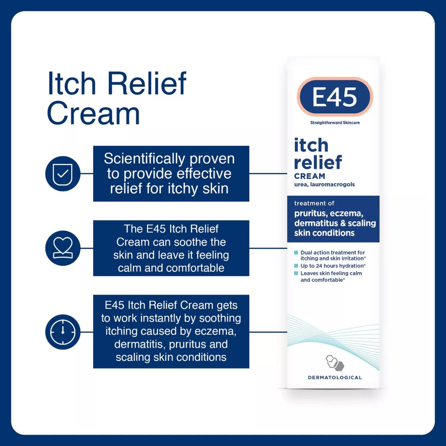 E45 Cream Itch Relief 50g