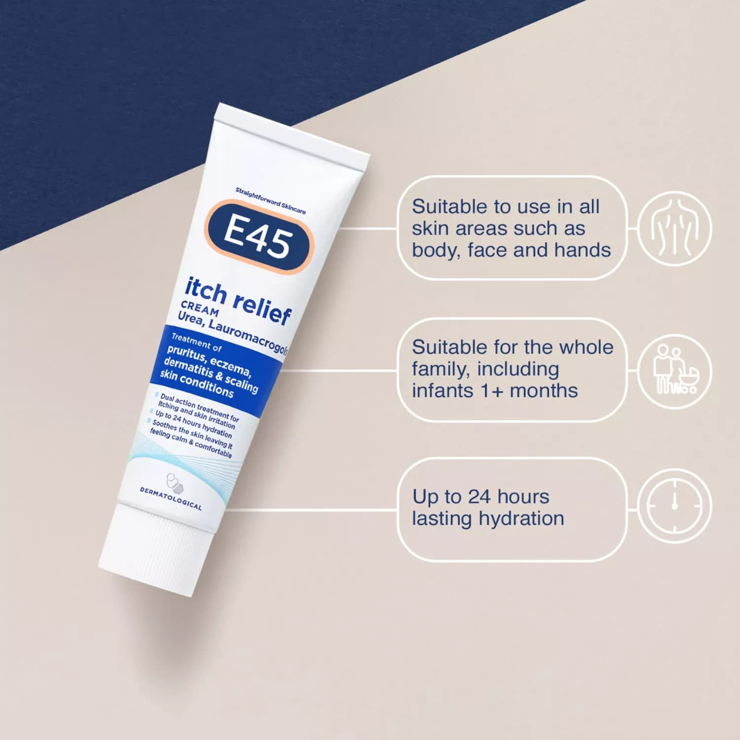 E45 Cream Itch Relief 50g