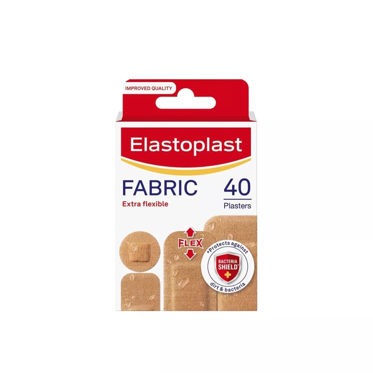 Elastoplast Fabric Plasters 40 Pack