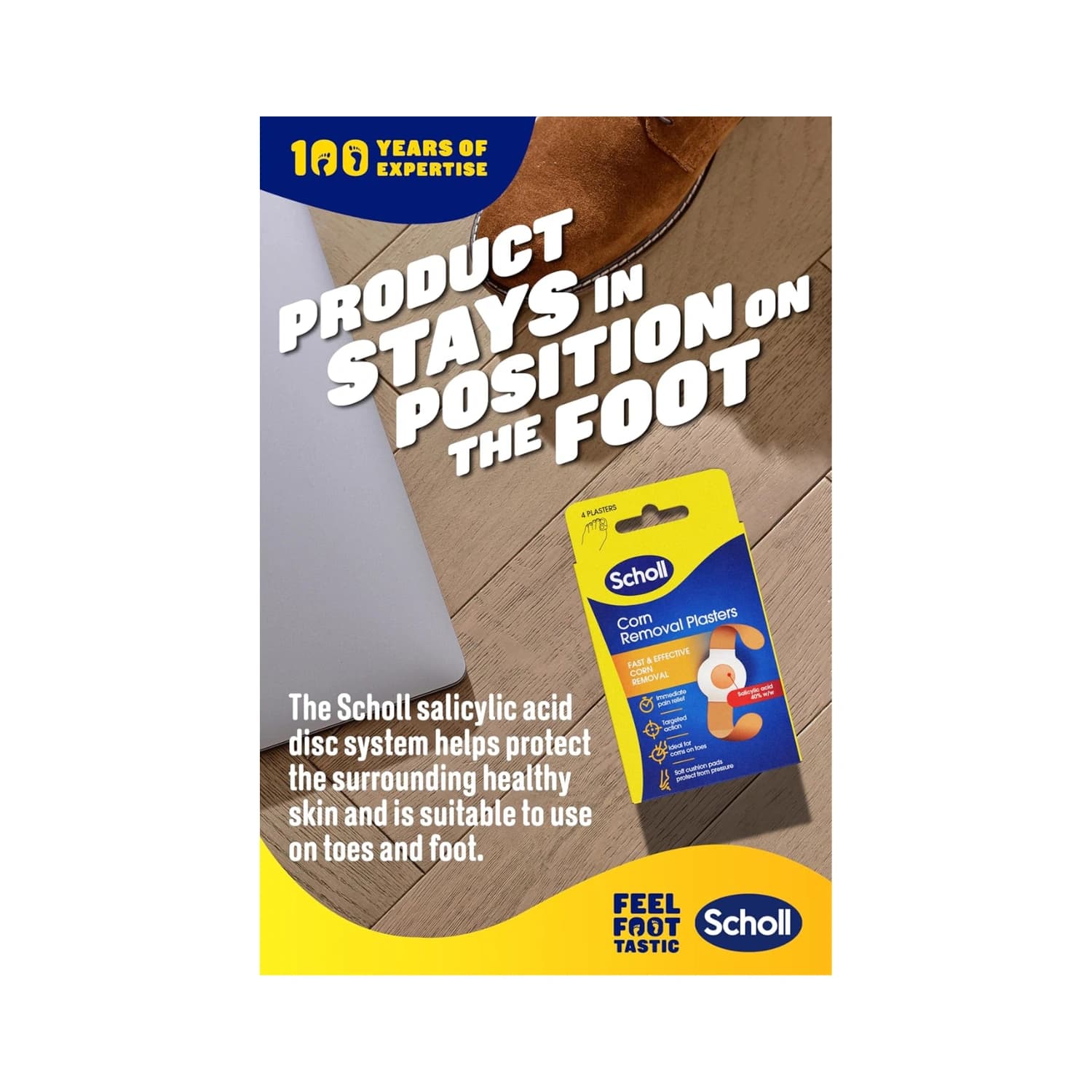Scholl Corn Removal Plasters 4 Plasters