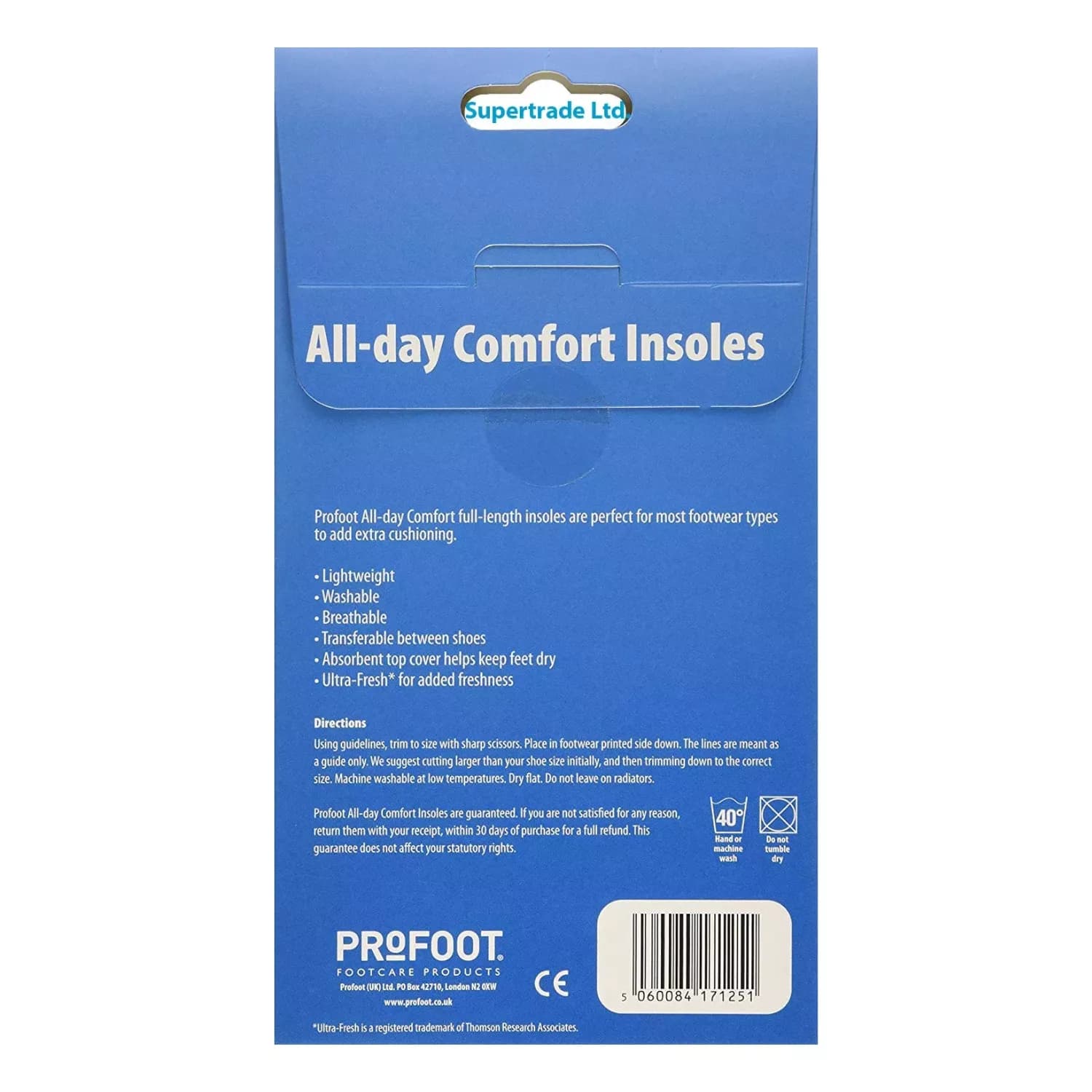 Profoot Comfort Insoles 2 Pairs