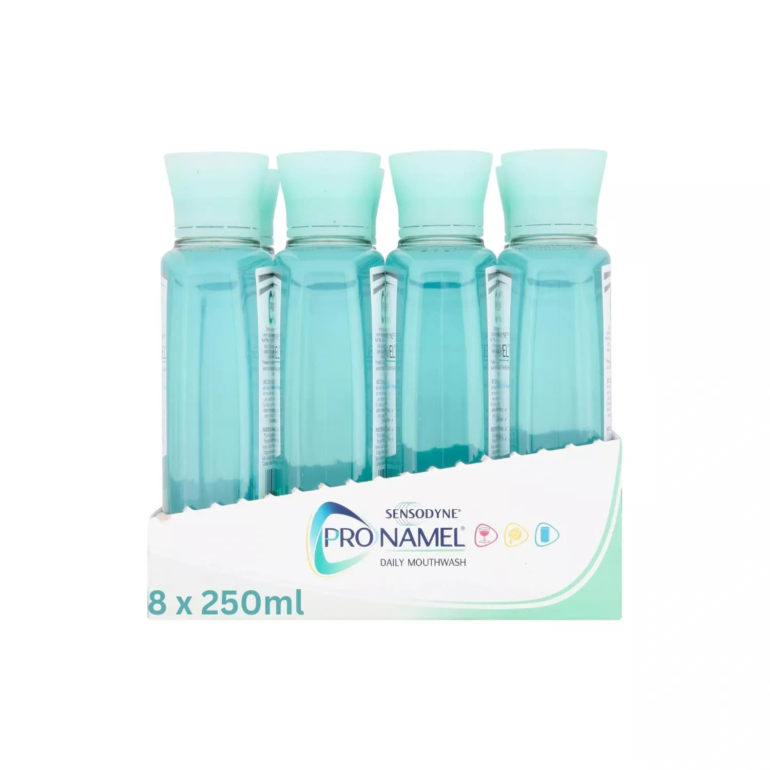 8x Sensodyne Pronamel Daily Enamel Care Mouthwash 250ml
