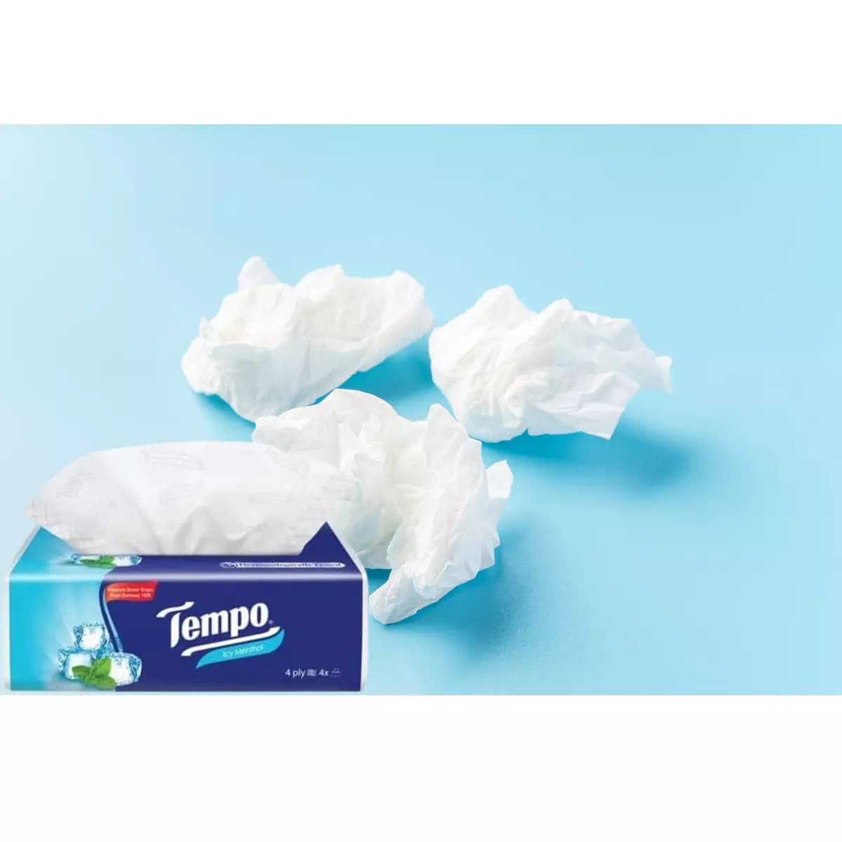 Tempo Tissues Regular Menthol 72 Tissue