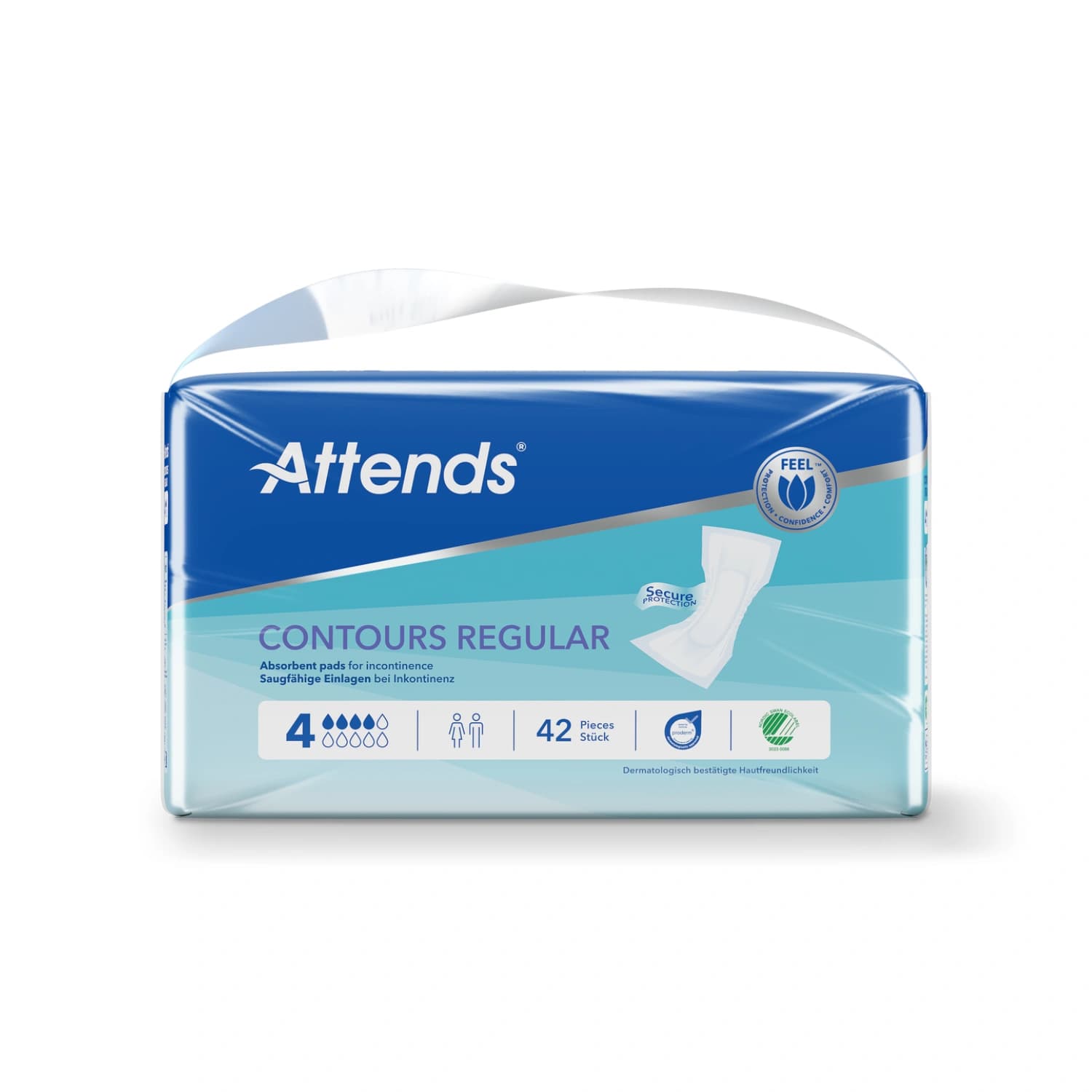 Attends Contours Regular Pads