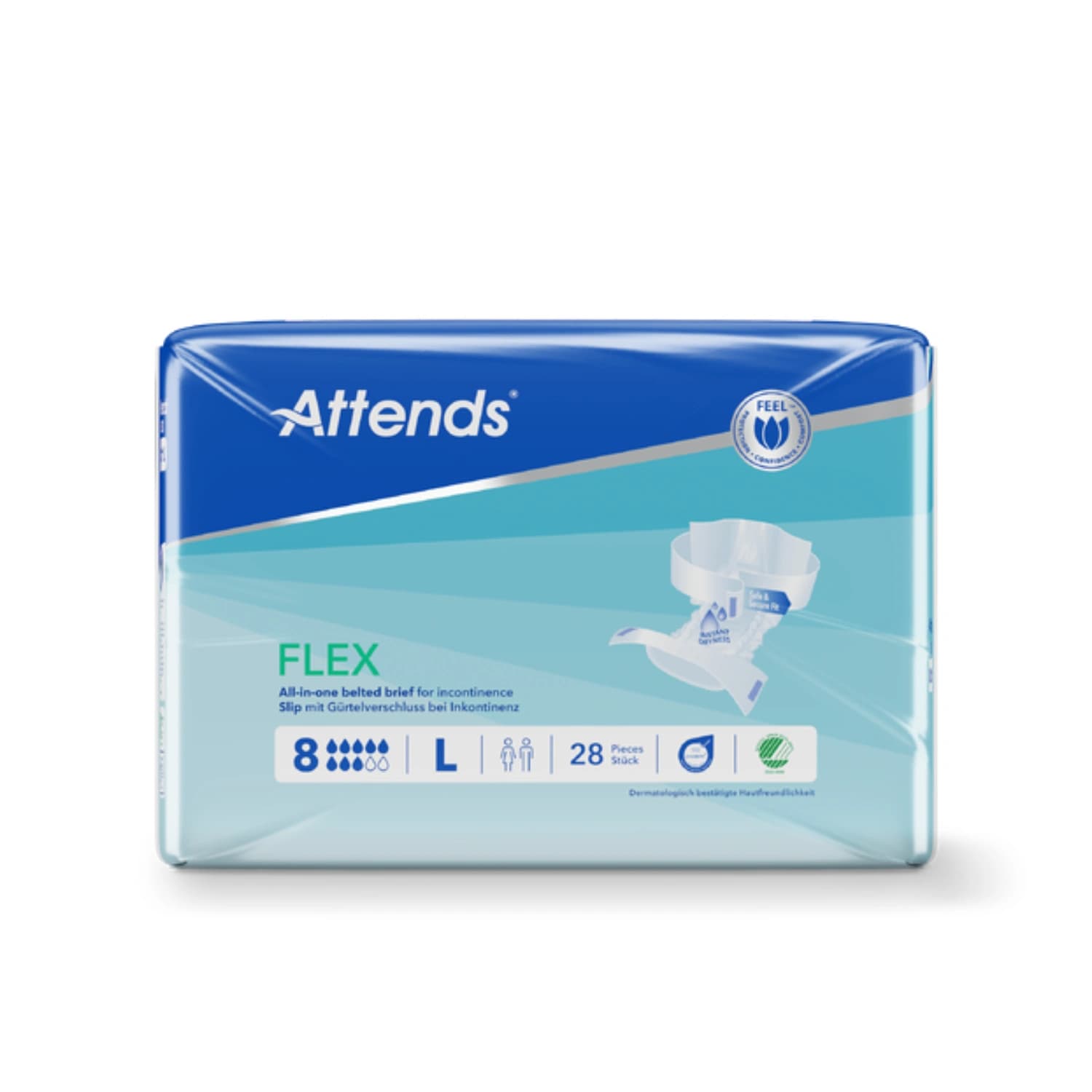 Attends Flex All-In-One Belted Pads