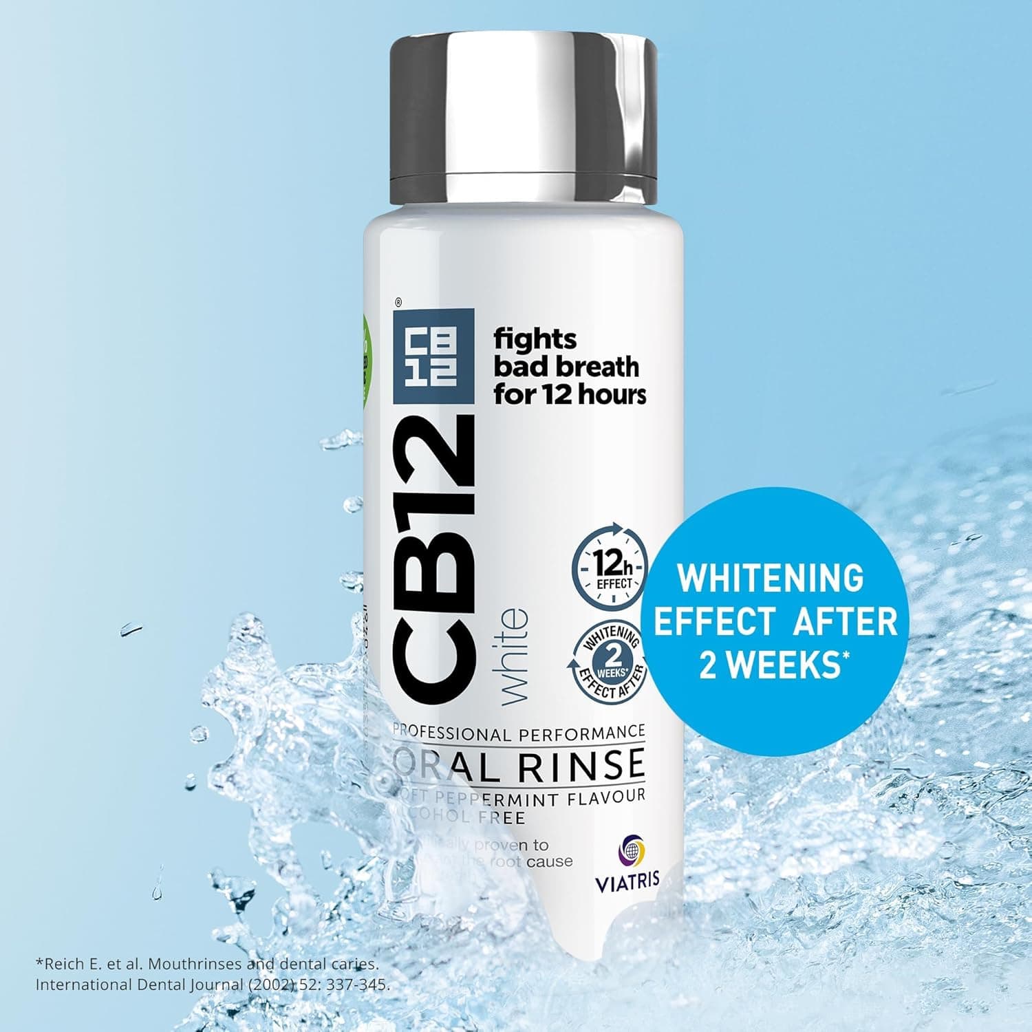 CB12 Whitening Peppermint Mouthwash 250ml