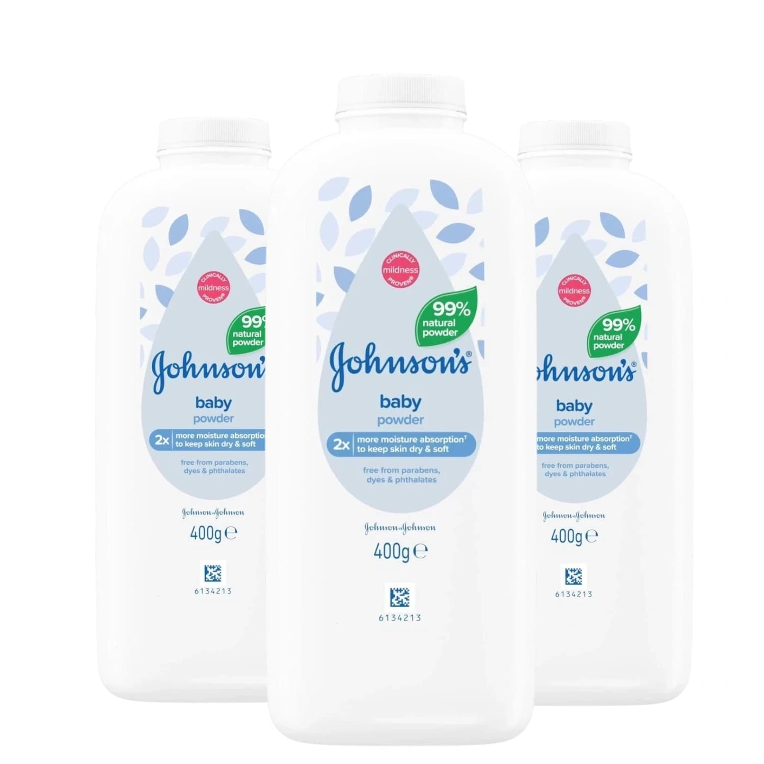 Johnson's Natural Baby Powder 400g