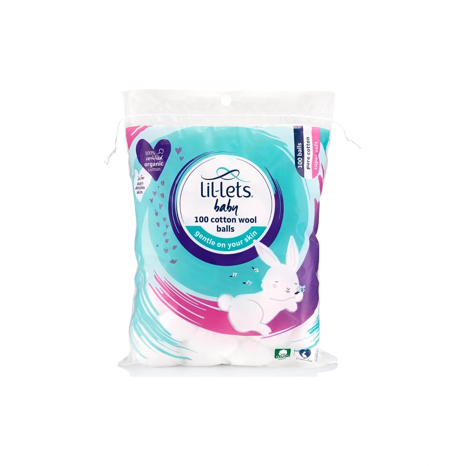 Lil-Lets Baby Cotton Wool Balls
