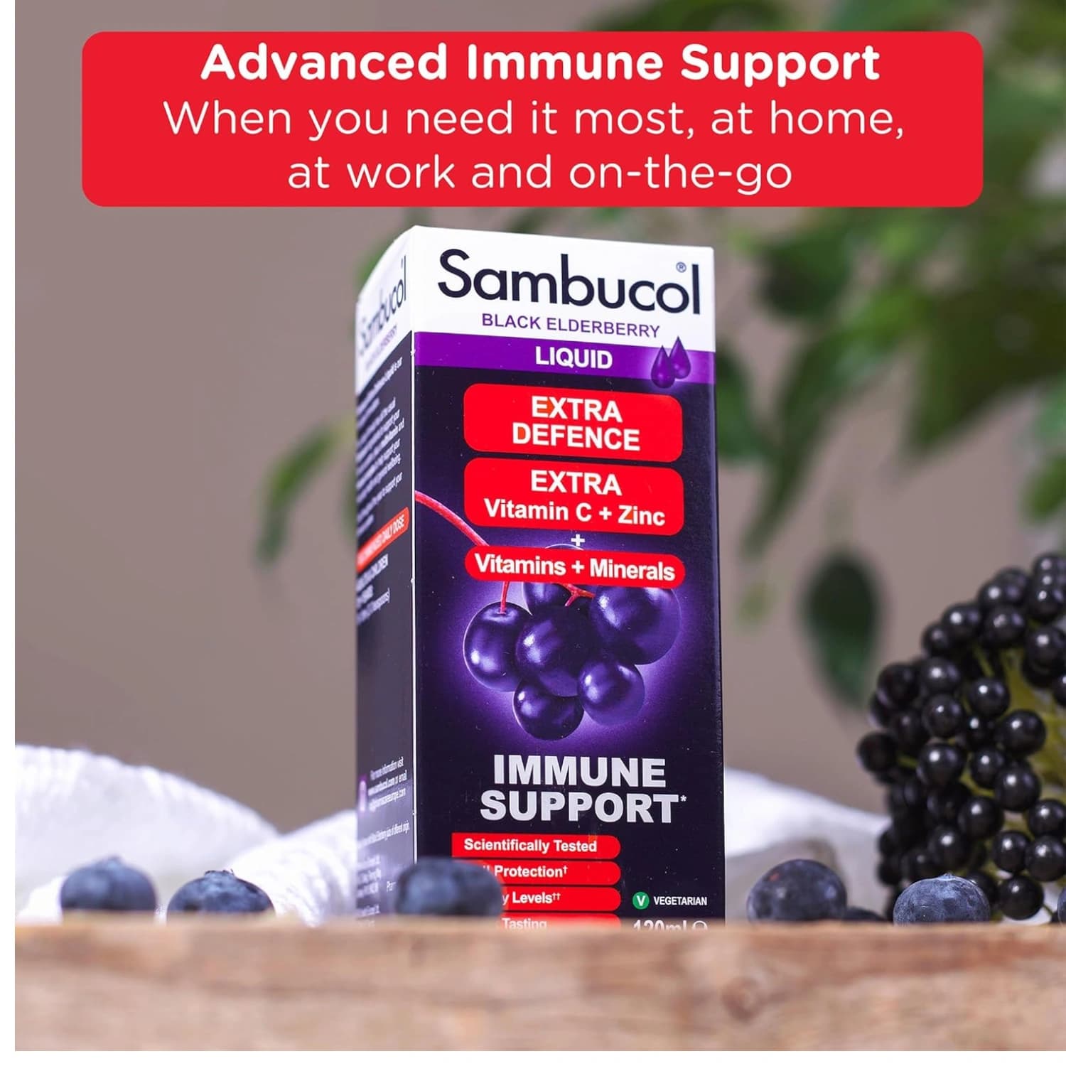 Sambucol Black Elderberry Liquid Extract for Kids 120ml