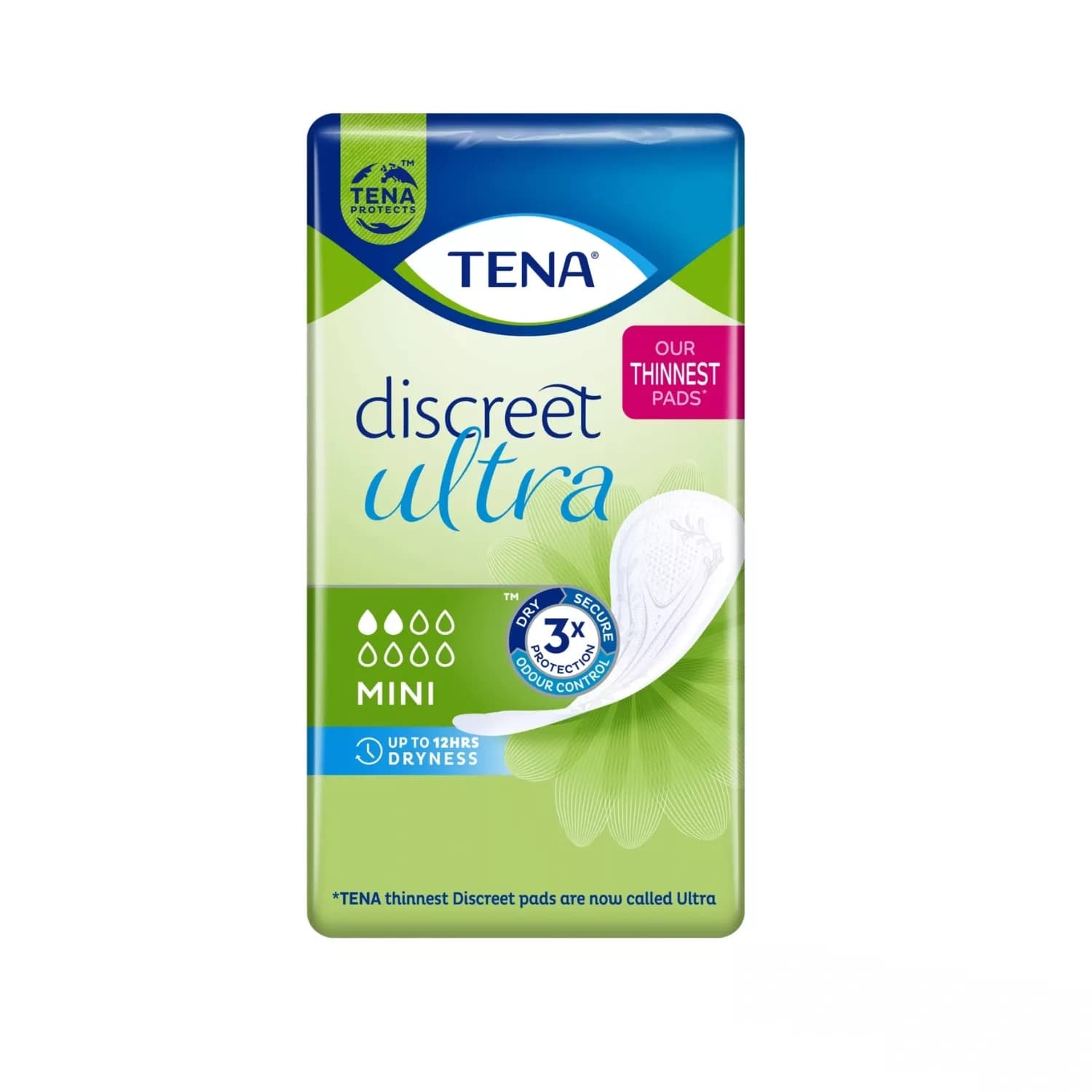 Tena Lady Incontinence Protection Discreet Mini 20 Pads