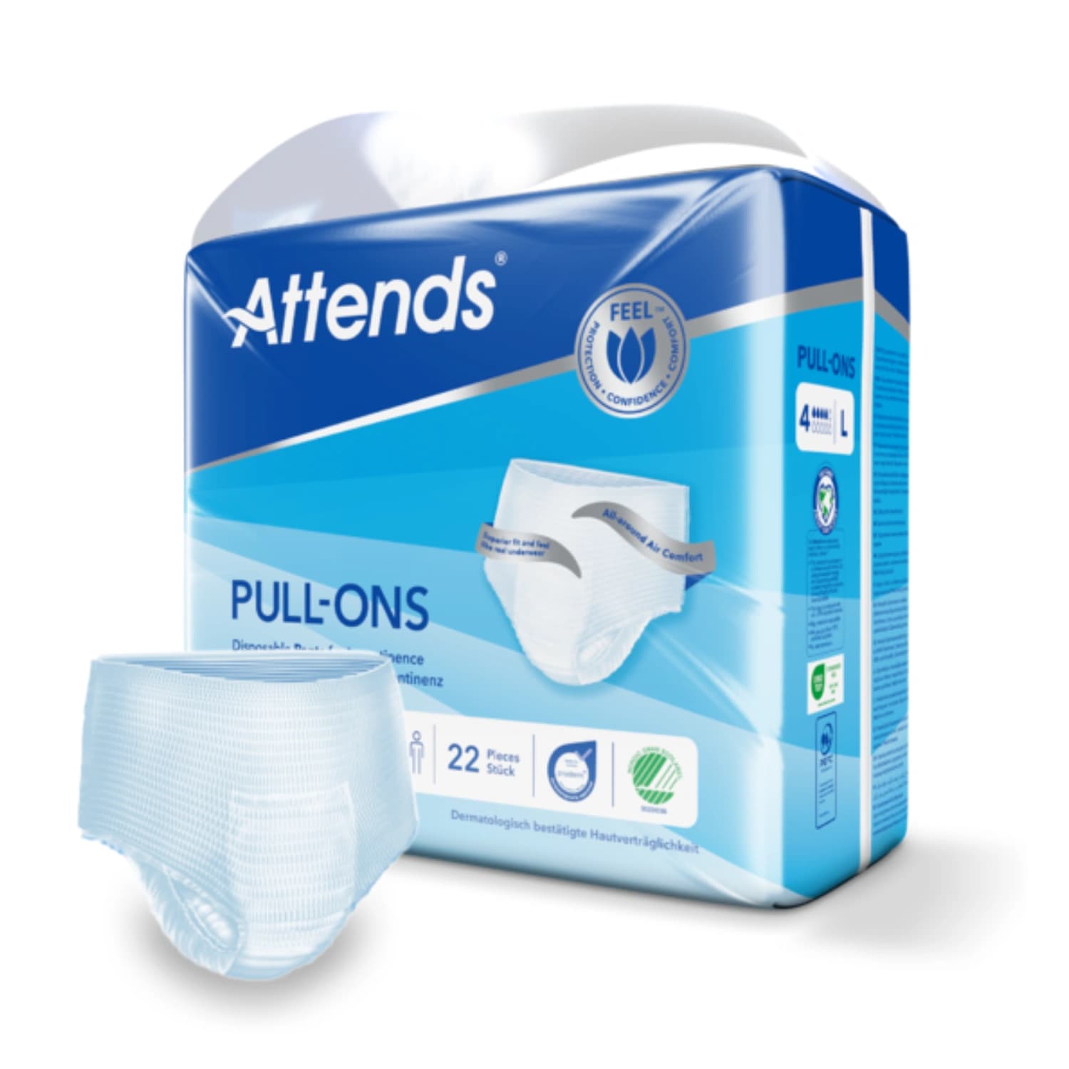 Attends Pull-Ons Soft And Discreet Disposable Pants