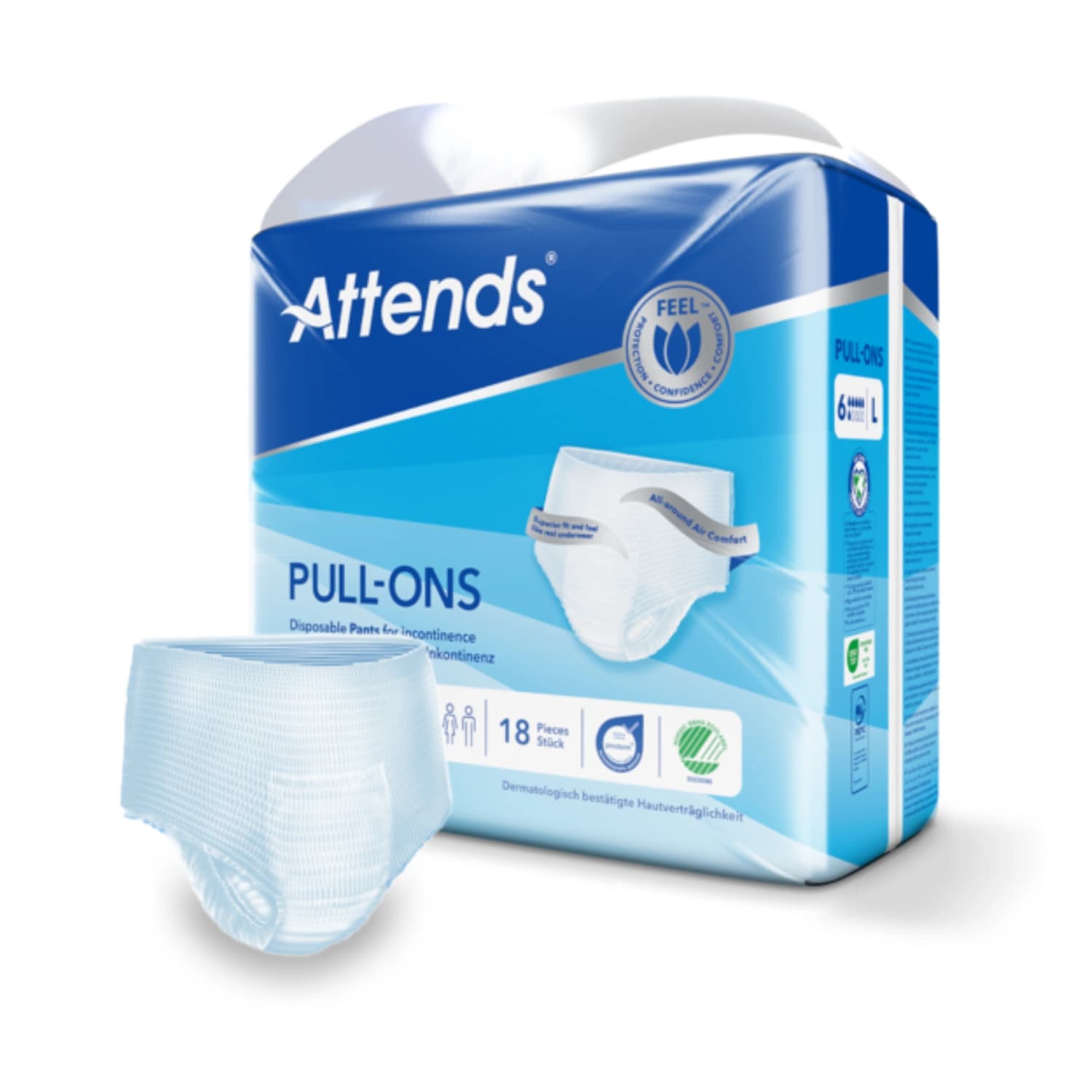 Attends Pull-Ons Soft And Discreet Disposable Pants