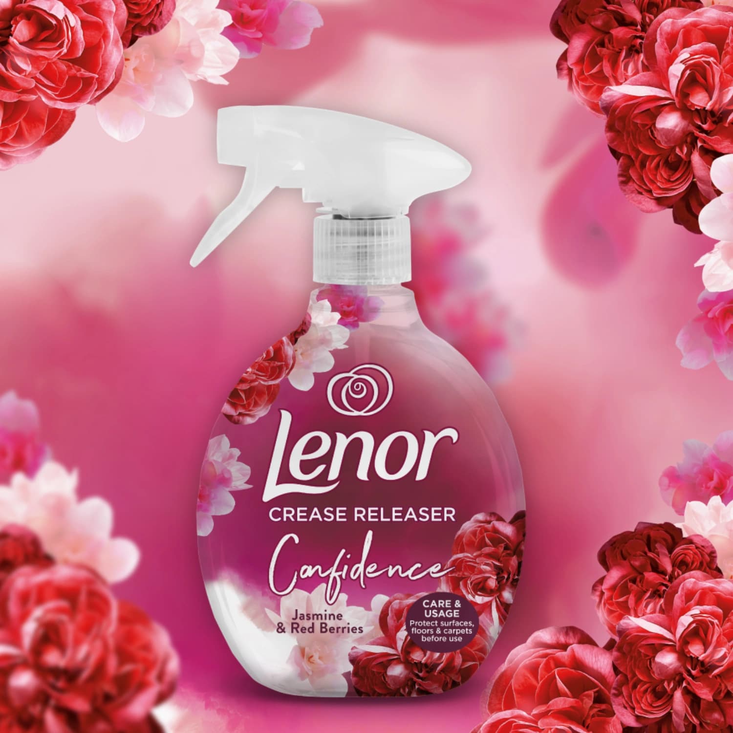 Lenor Crease Releaser Confidence Jasmine & Red Berries 500ml