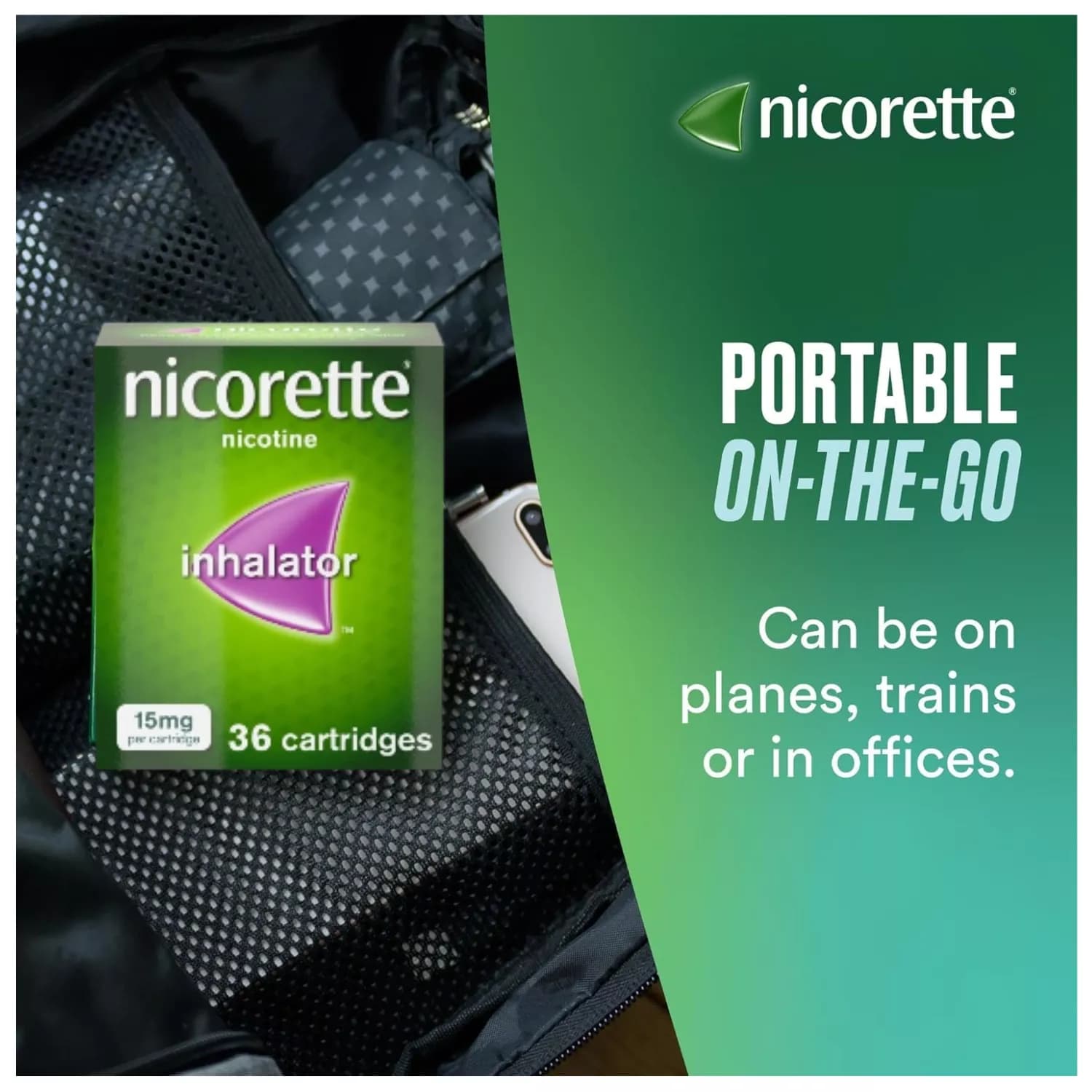 Nicorette 15mg Inhalator 36 Cartridges