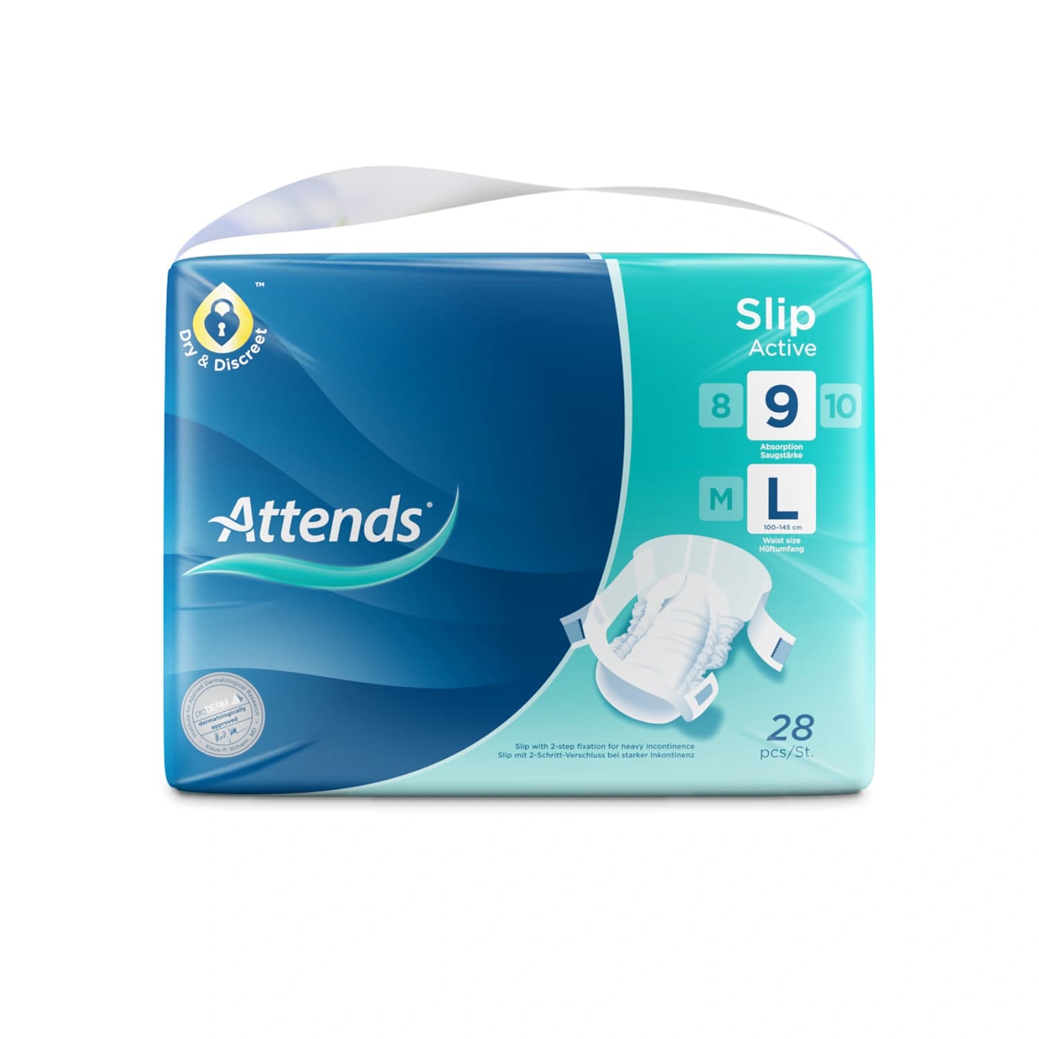 Attends Slip Active - Breathable Slip for Heavy Incontinence
