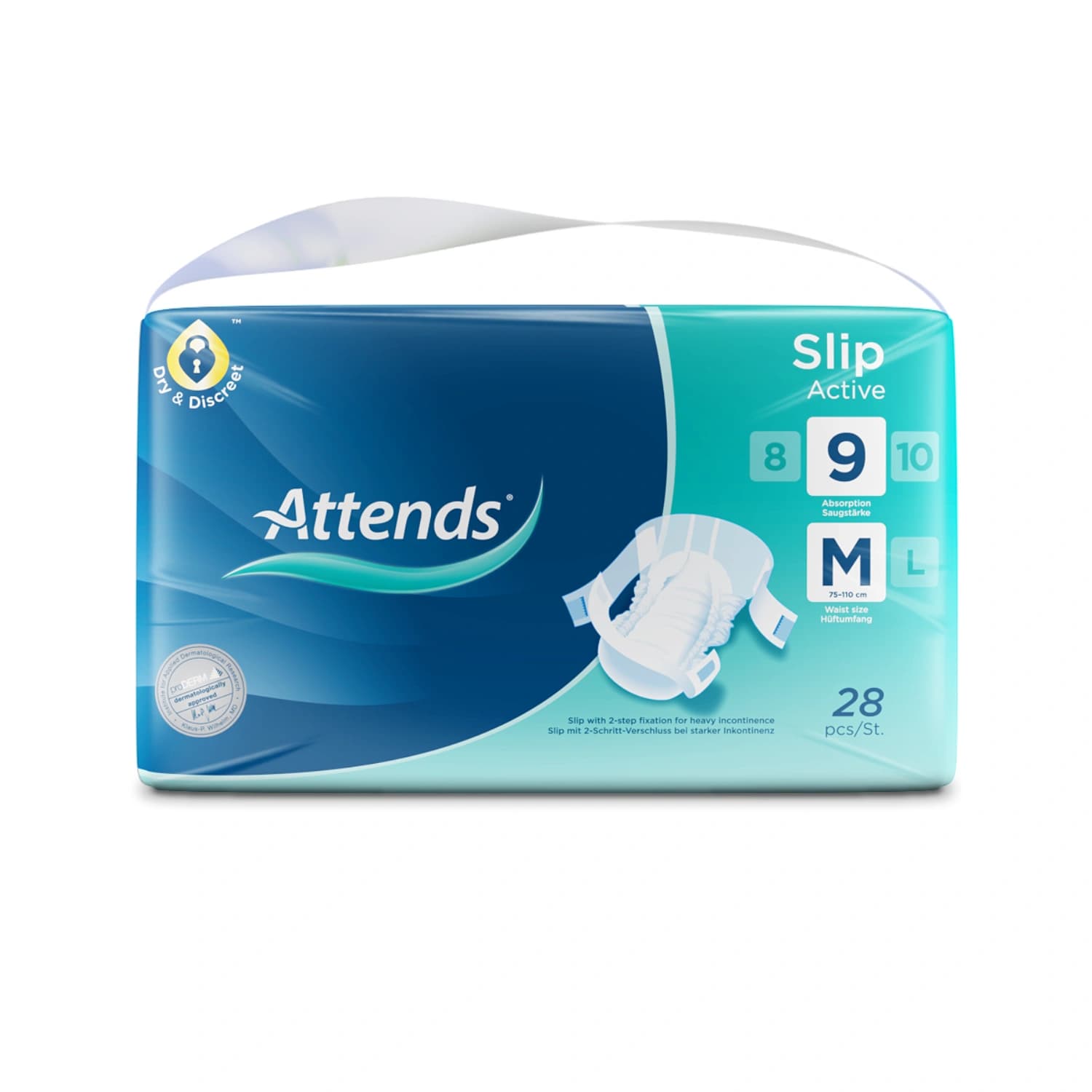 Attends Slip Active - Breathable Slip for Heavy Incontinence