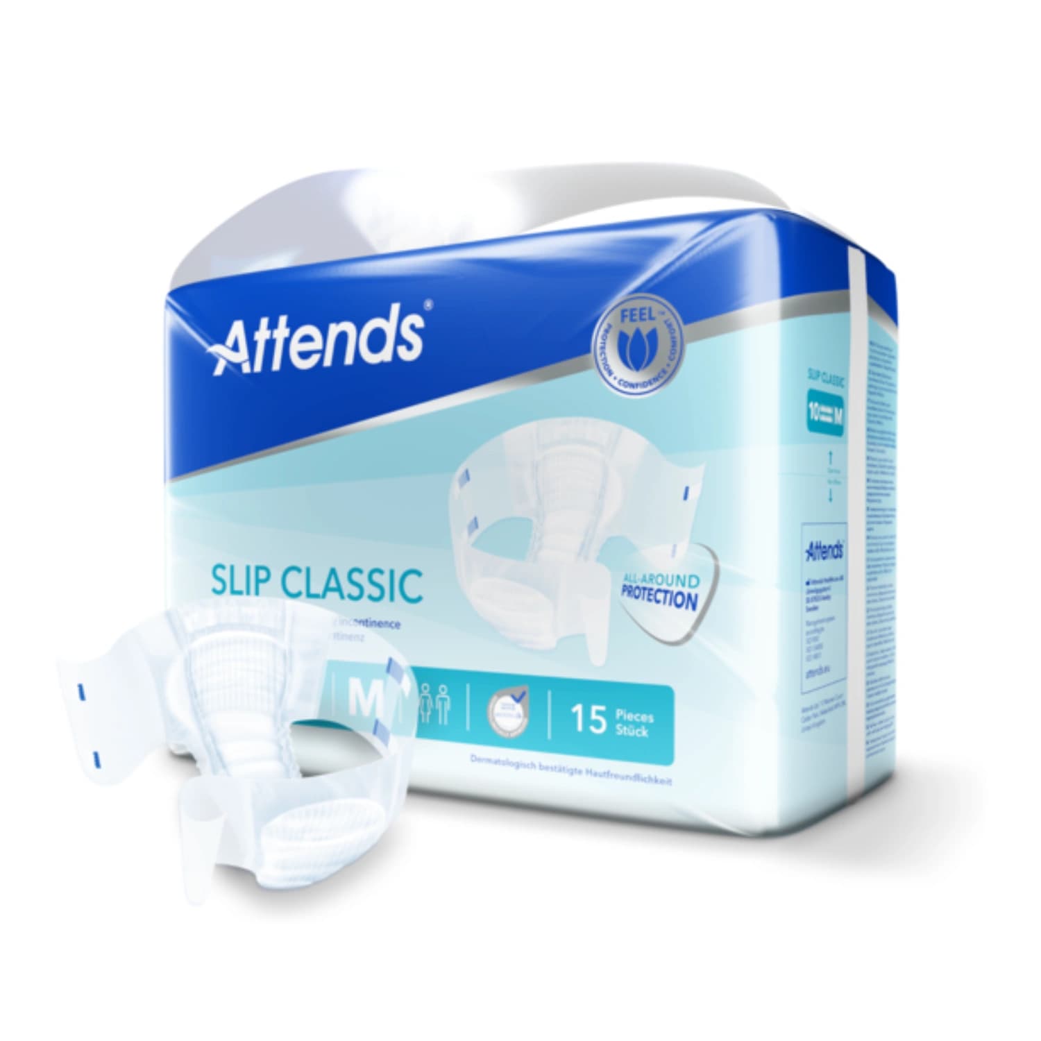 Attends Slip Classic Pack of 15
