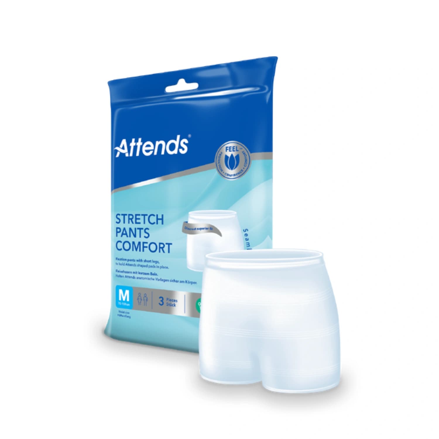 Attends Stretch Pants Comfort Fixation Pants With Short Legs