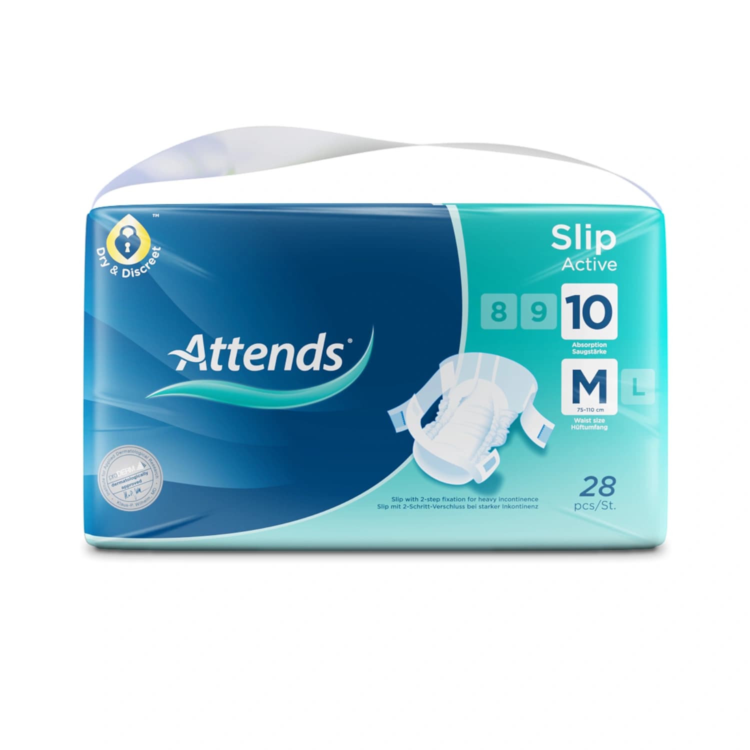 Attends Slip Active - Breathable Slip for Heavy Incontinence