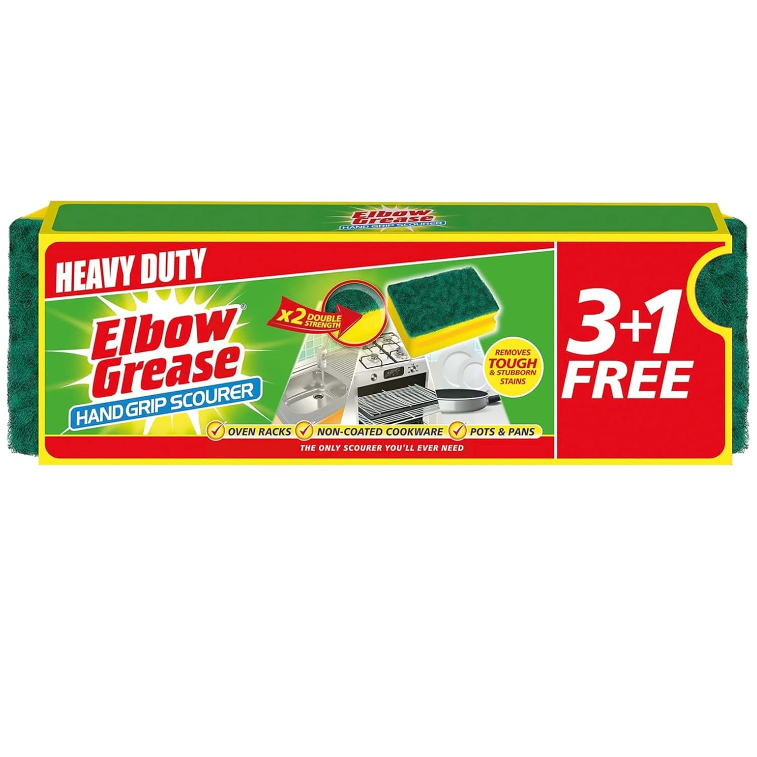 Elbow Grease Hand Grip Scourer 3+1 Free