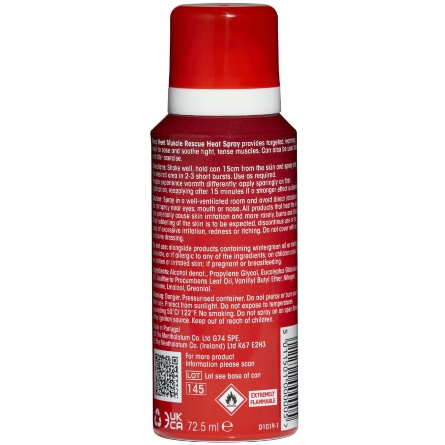 Deep Heat Muscle Rescue Heat Spray 72.5ml