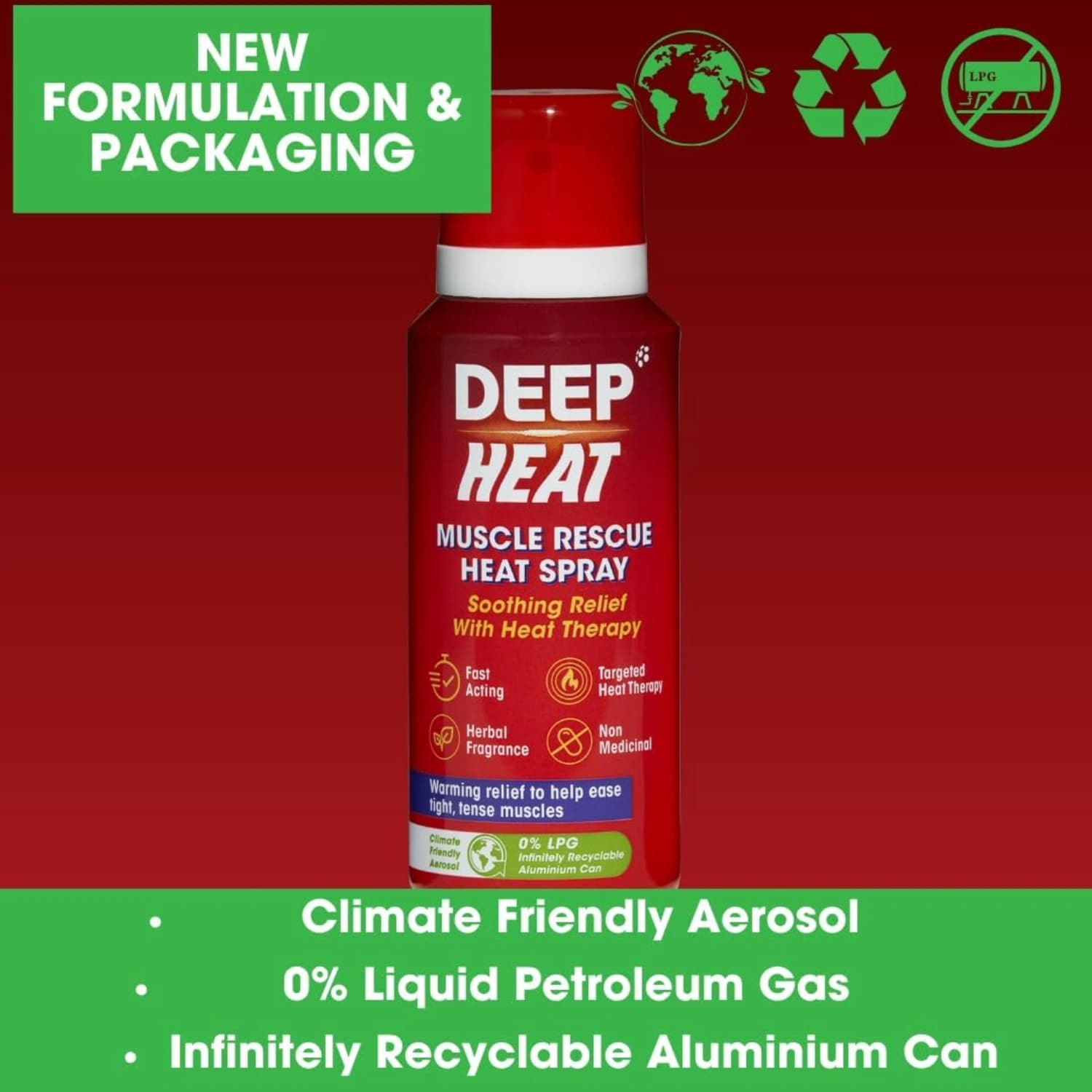 Deep Heat Muscle Rescue Heat Spray 72.5ml