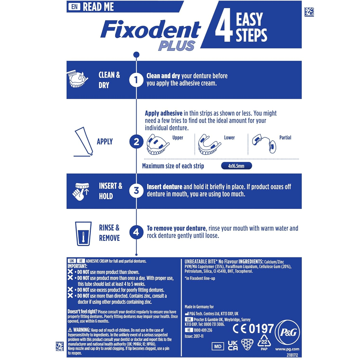 Fixodent Plus Unbeatable Bite 40g