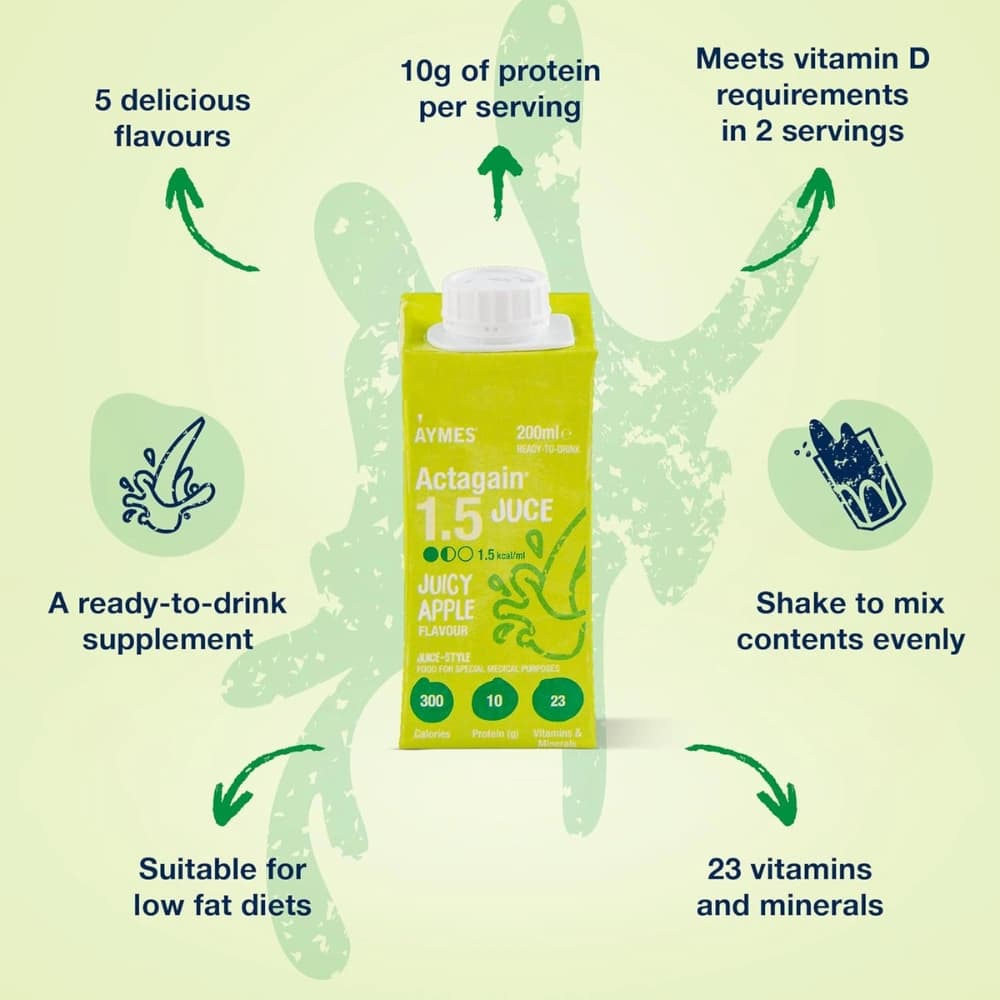 Aymes Actagain 1.5 Juce Juicy Apple 200ml