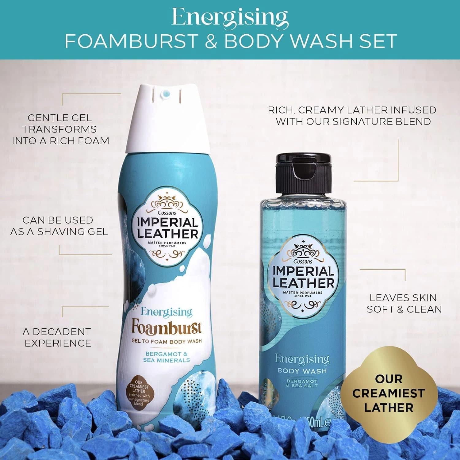 Imperial Leather Energising Foamburst Shower Gel 200ml