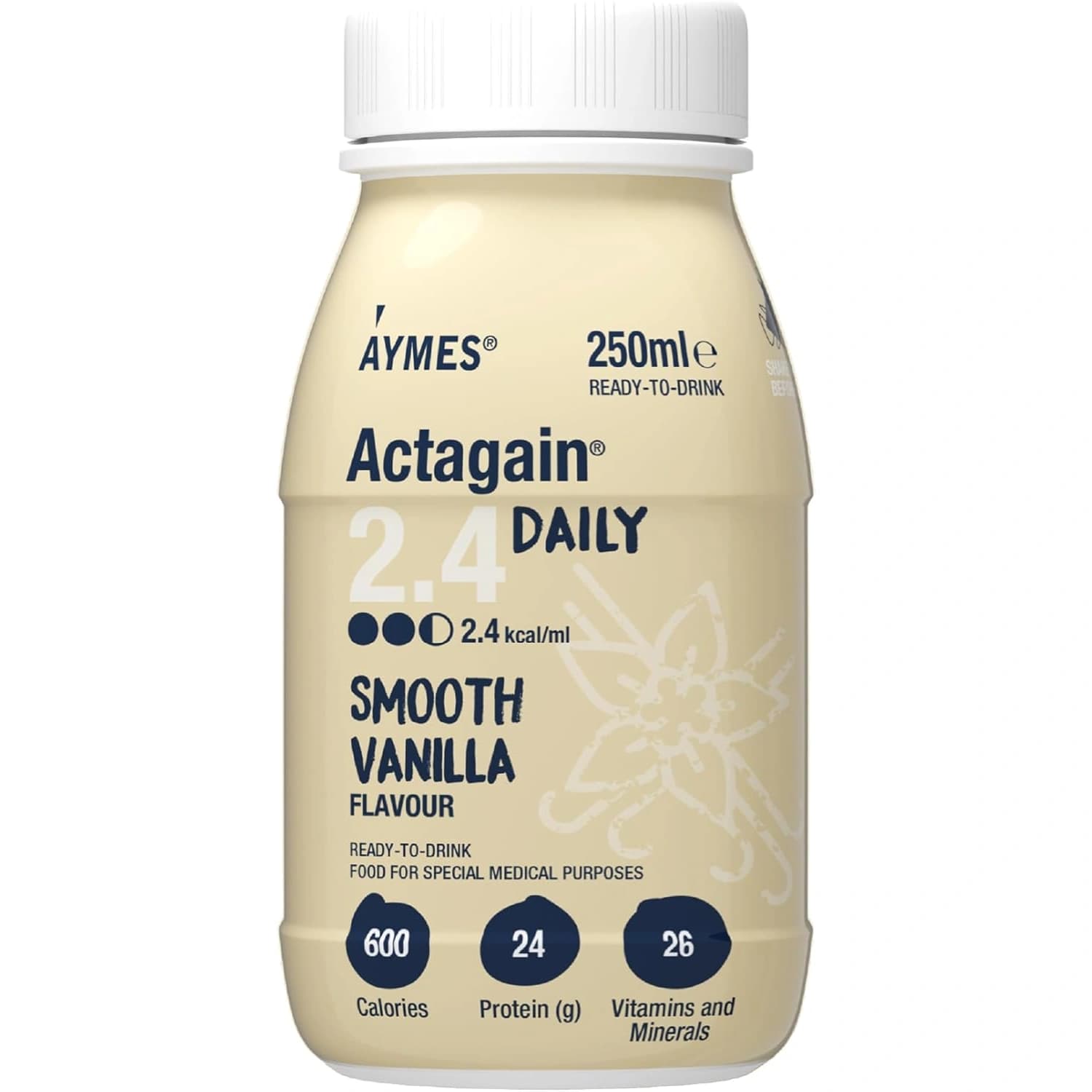 Aymes Actagain 600 Vanilla Singles 250ml