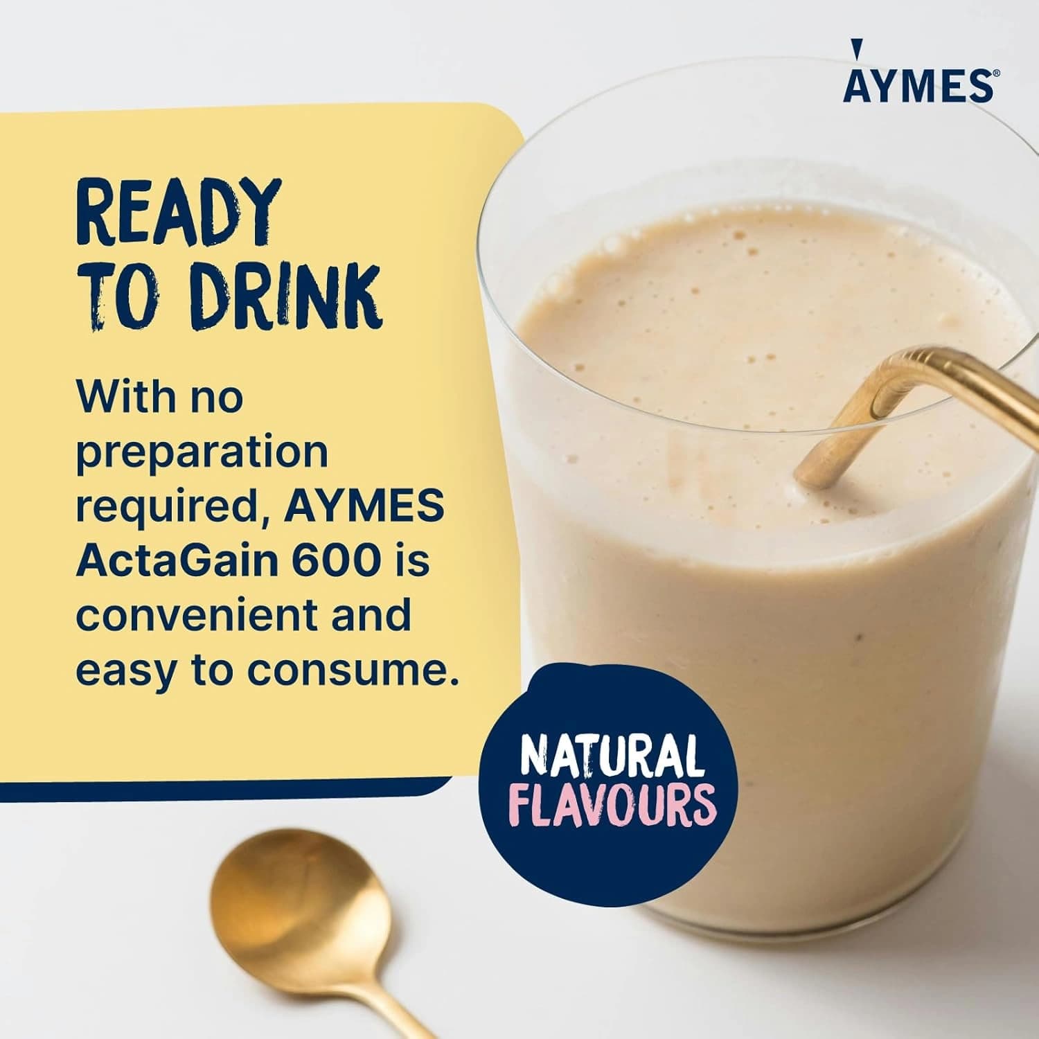 Aymes Actagain 600 Vanilla Singles 250ml