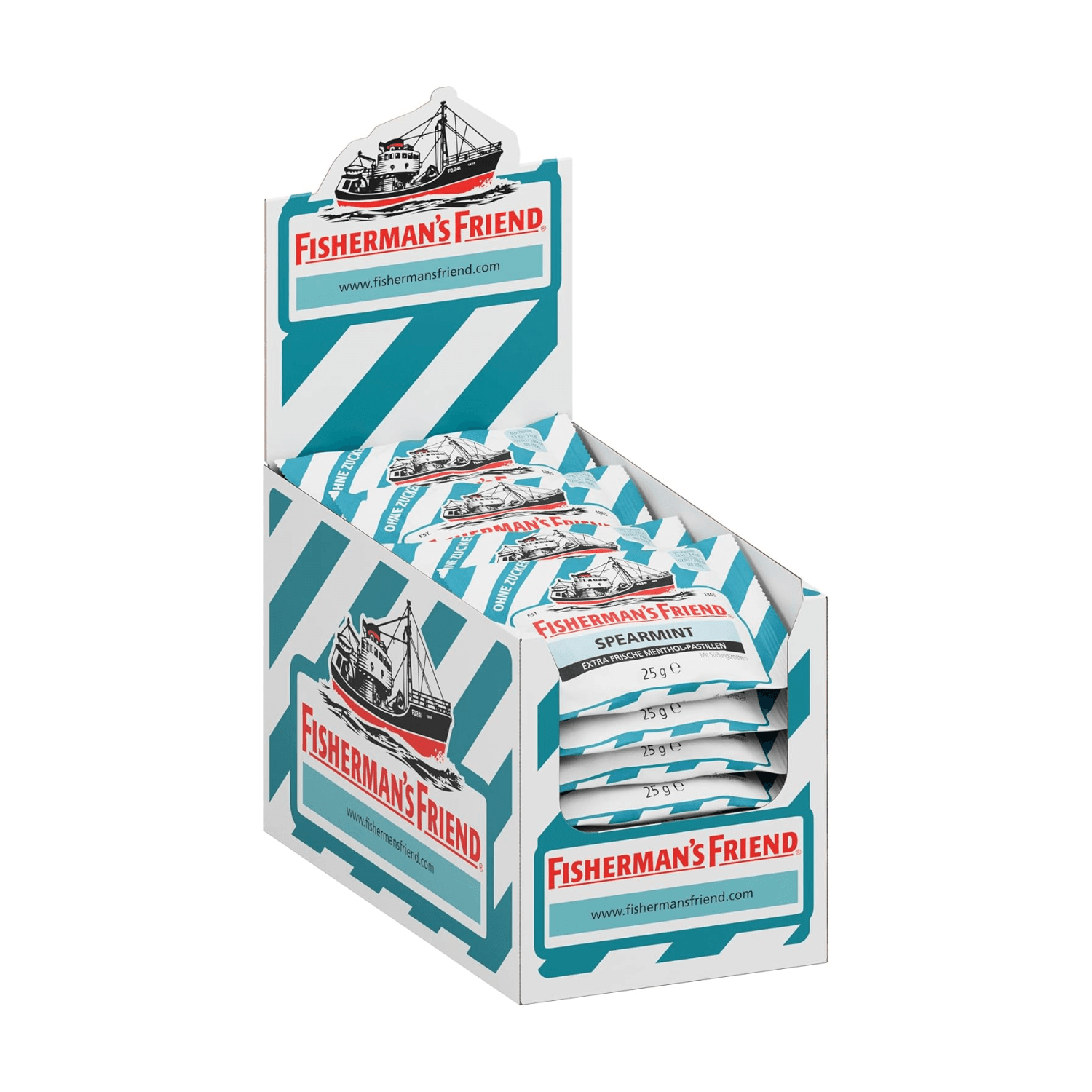 Fisherman's Friend Spearmint Stripe 25g - Pack of 24