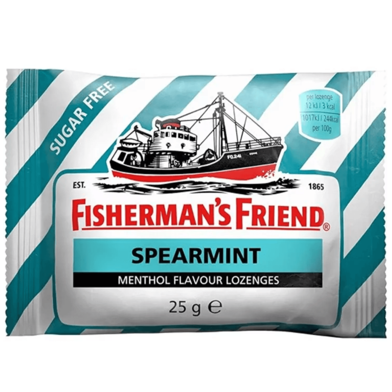 Fisherman's Friend Spearmint Stripe 25g - Pack of 24