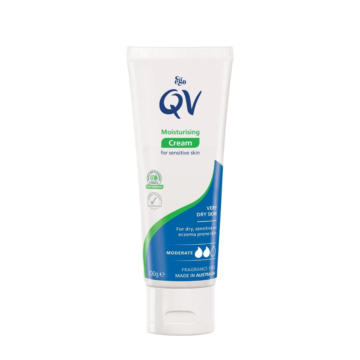 QV Moisturising Cream Skincare for Sensitive Skin 100g