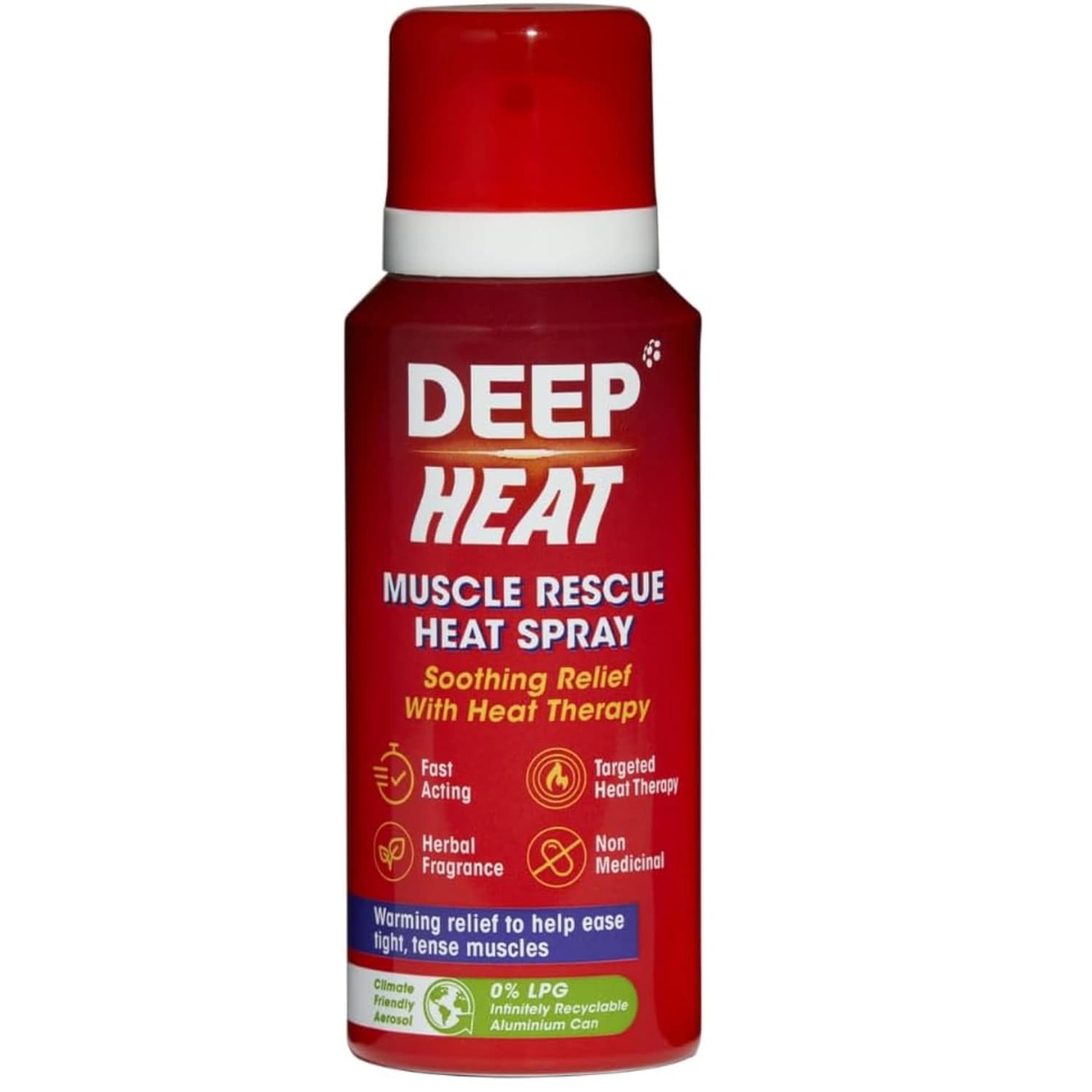 Deep Heat Muscle Rescue Heat Spray 72.5ml - Pack of 3