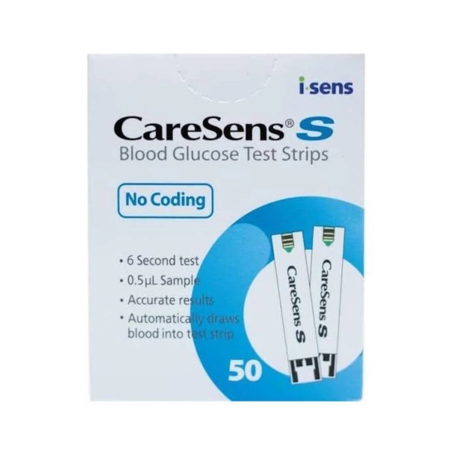 CareSens S 50 Blood Glucose Test Strips