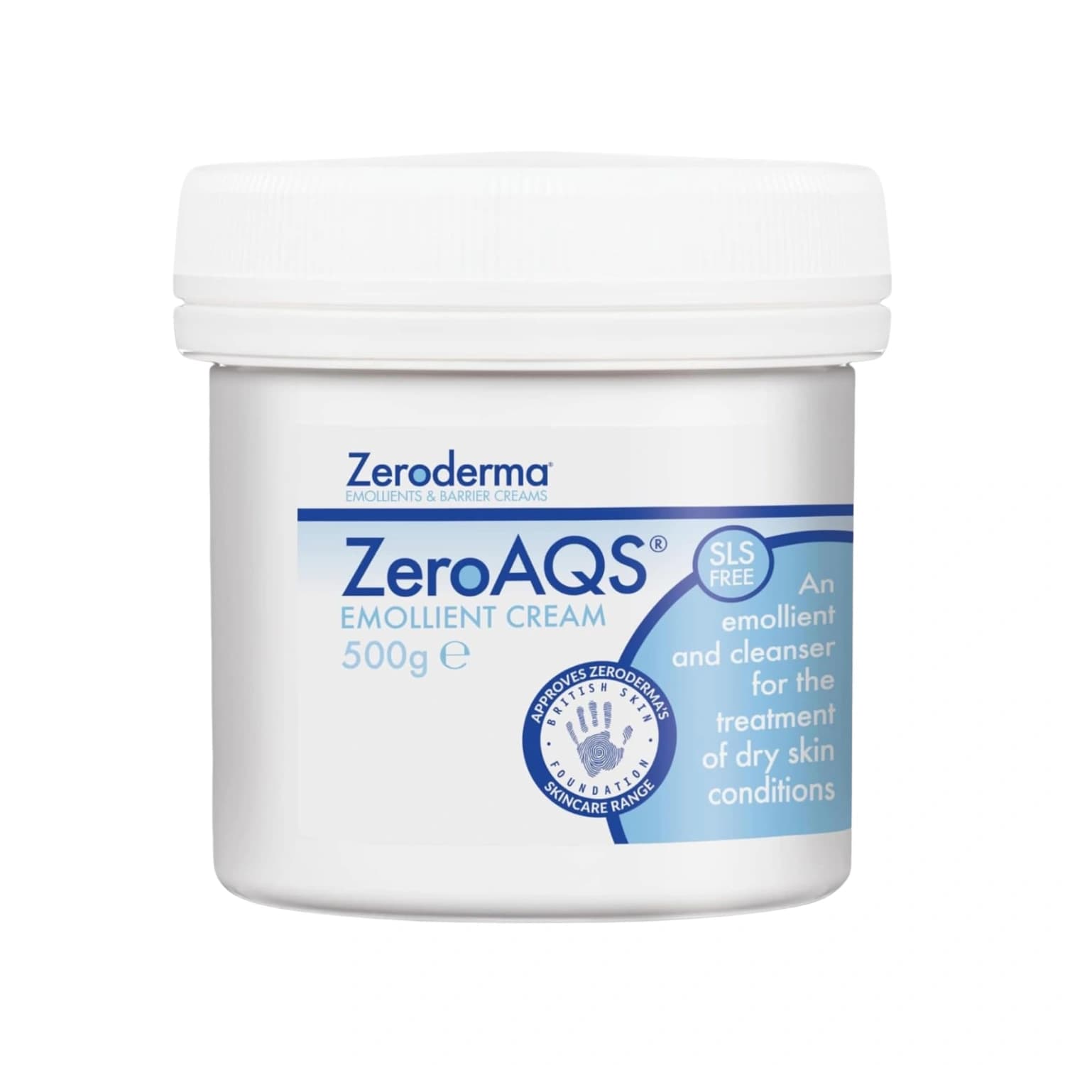 Zeroderma ZeroAQS Emollient Cream 500g