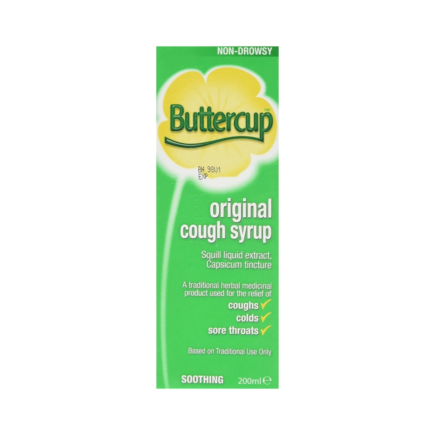 Buttercup Cough Mixture Syrup Original 200 ml