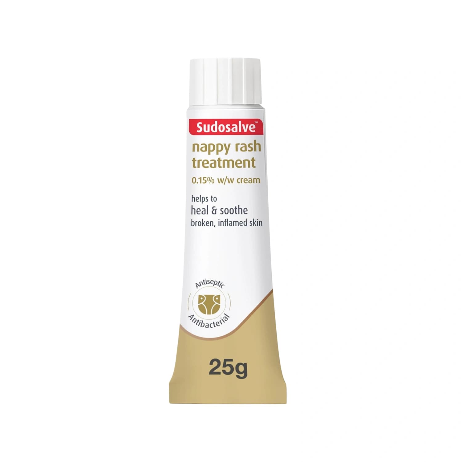Sudosalve Nappy Rash Cream for Inflamed and Broken Skin 25g