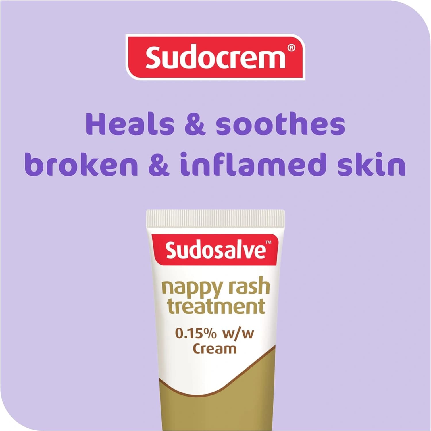Sudosalve Nappy Rash Cream for Inflamed and Broken Skin 25g