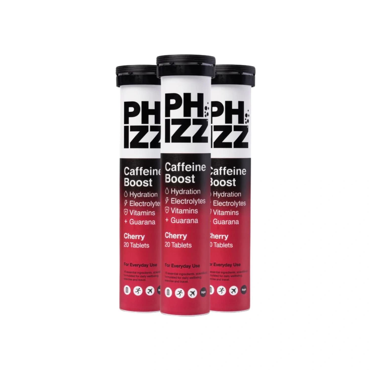 Phizz 3-in-1 Hydration Cherry Caffeine