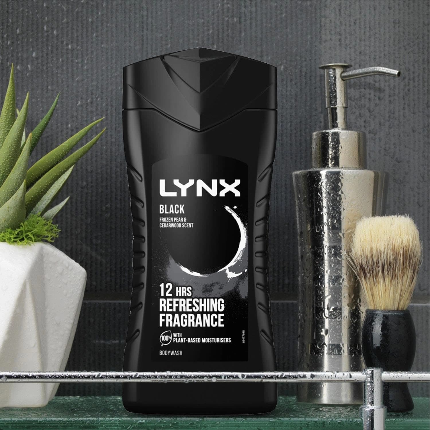 Lynx Black Shower Gel Men's Body Wash 225ml