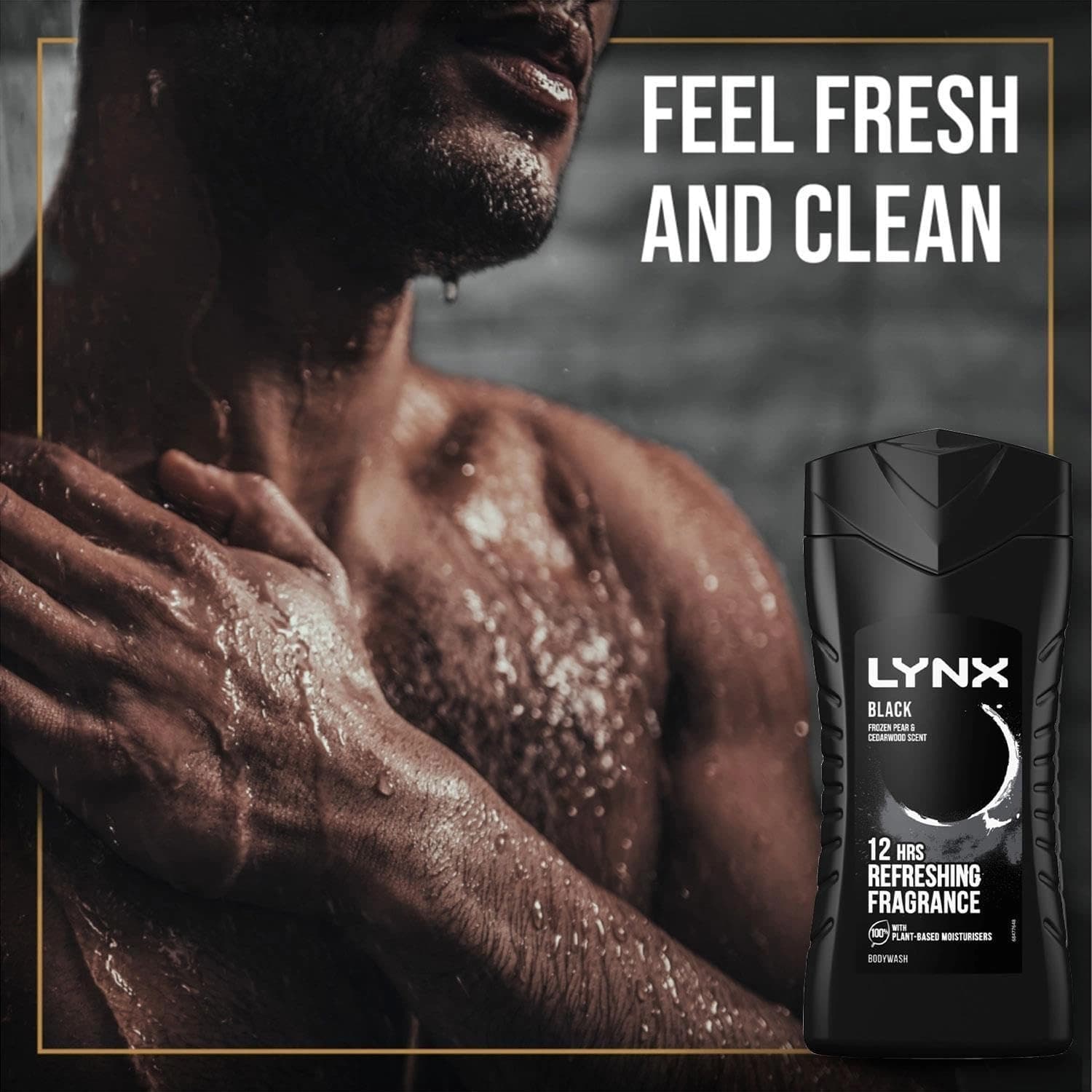 Lynx Black Shower Gel Men's Body Wash 225ml