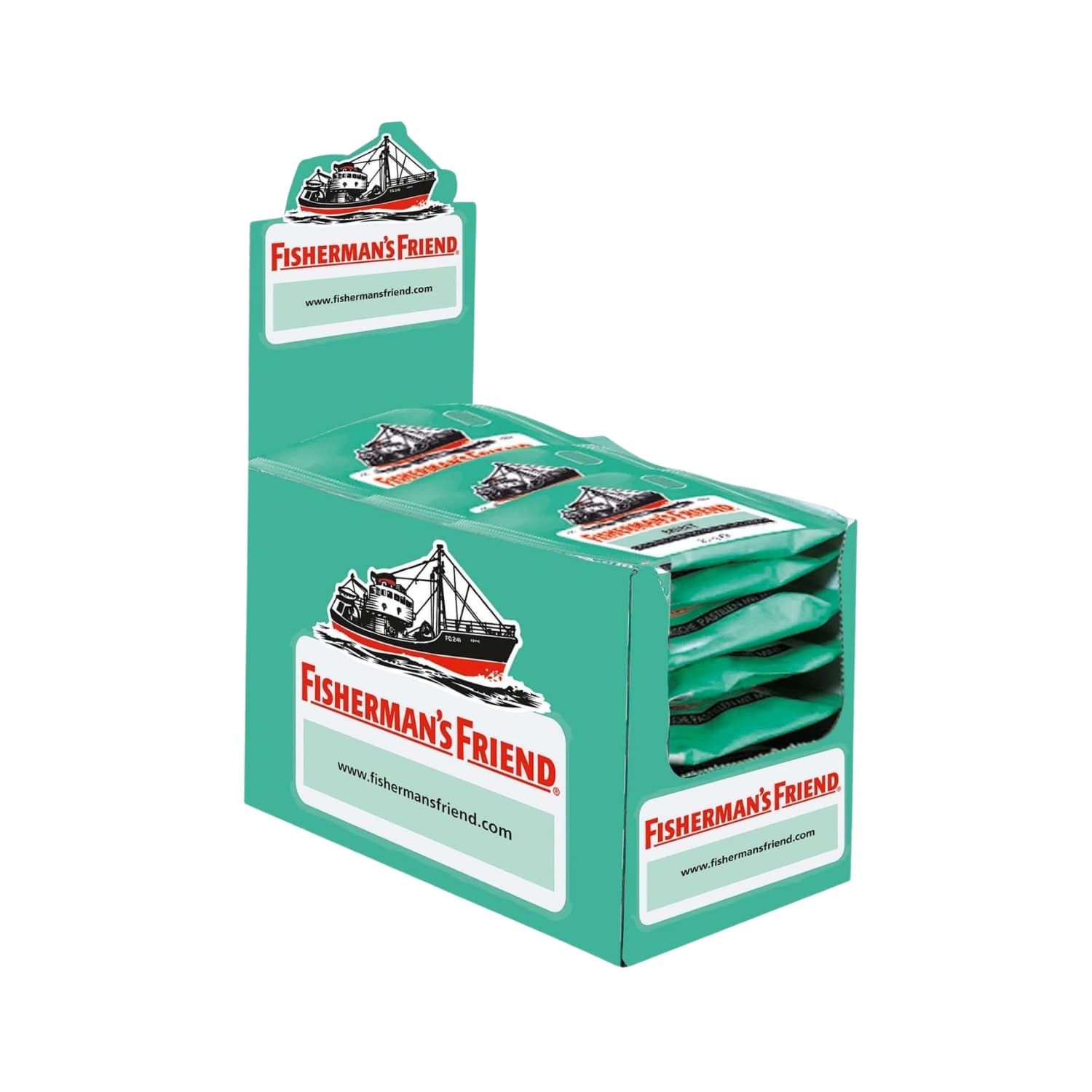 Fisherman's Friend Lozenges Mint Sugar Free with Sweeteners 25g - Pack of 24