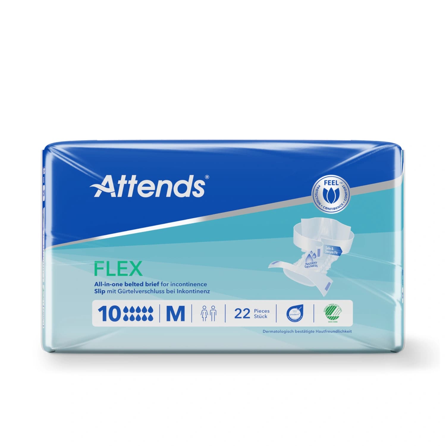 Attends Flex 10 Medium 22 Pack